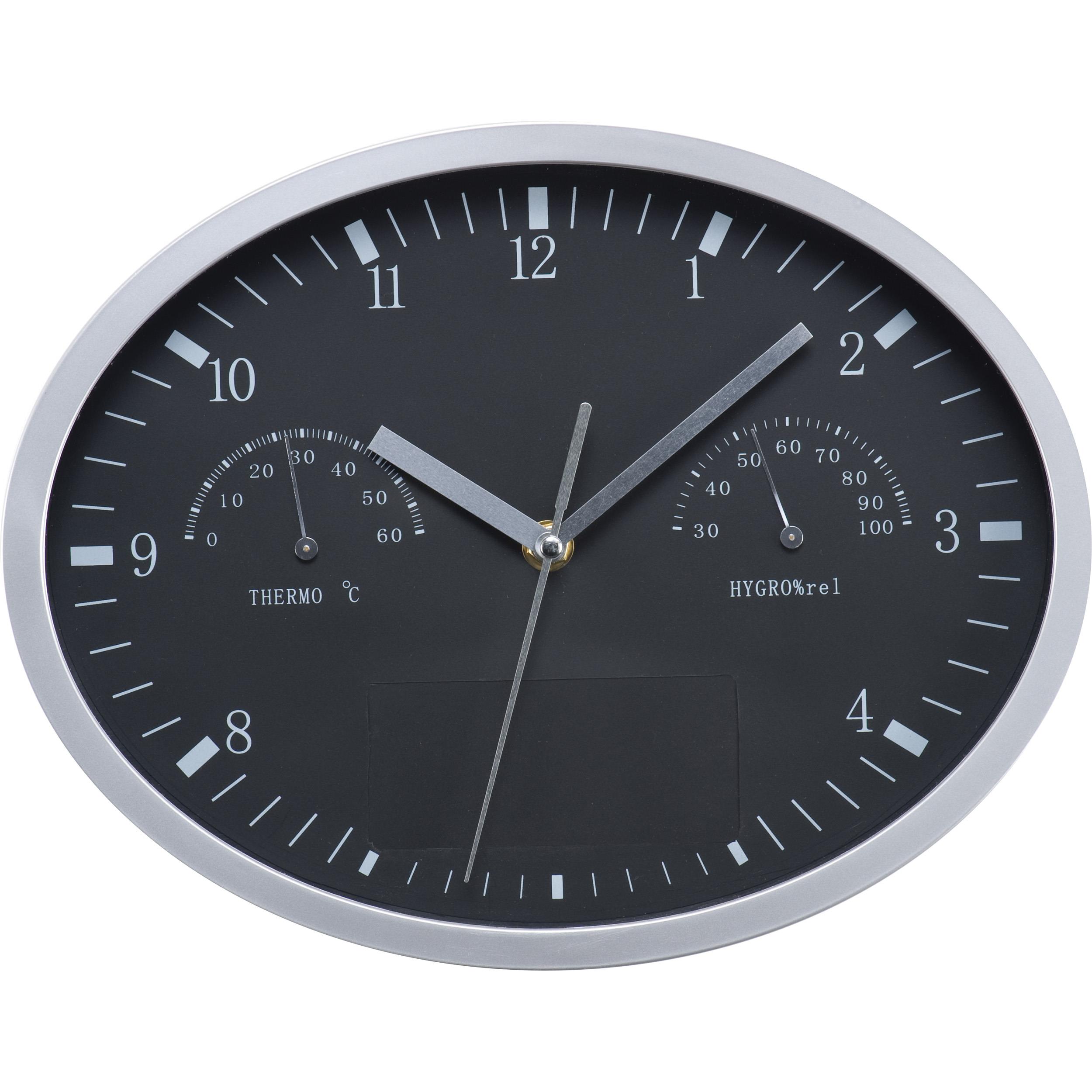 Wanduhr mit Hygro- und Thermometer HENRY