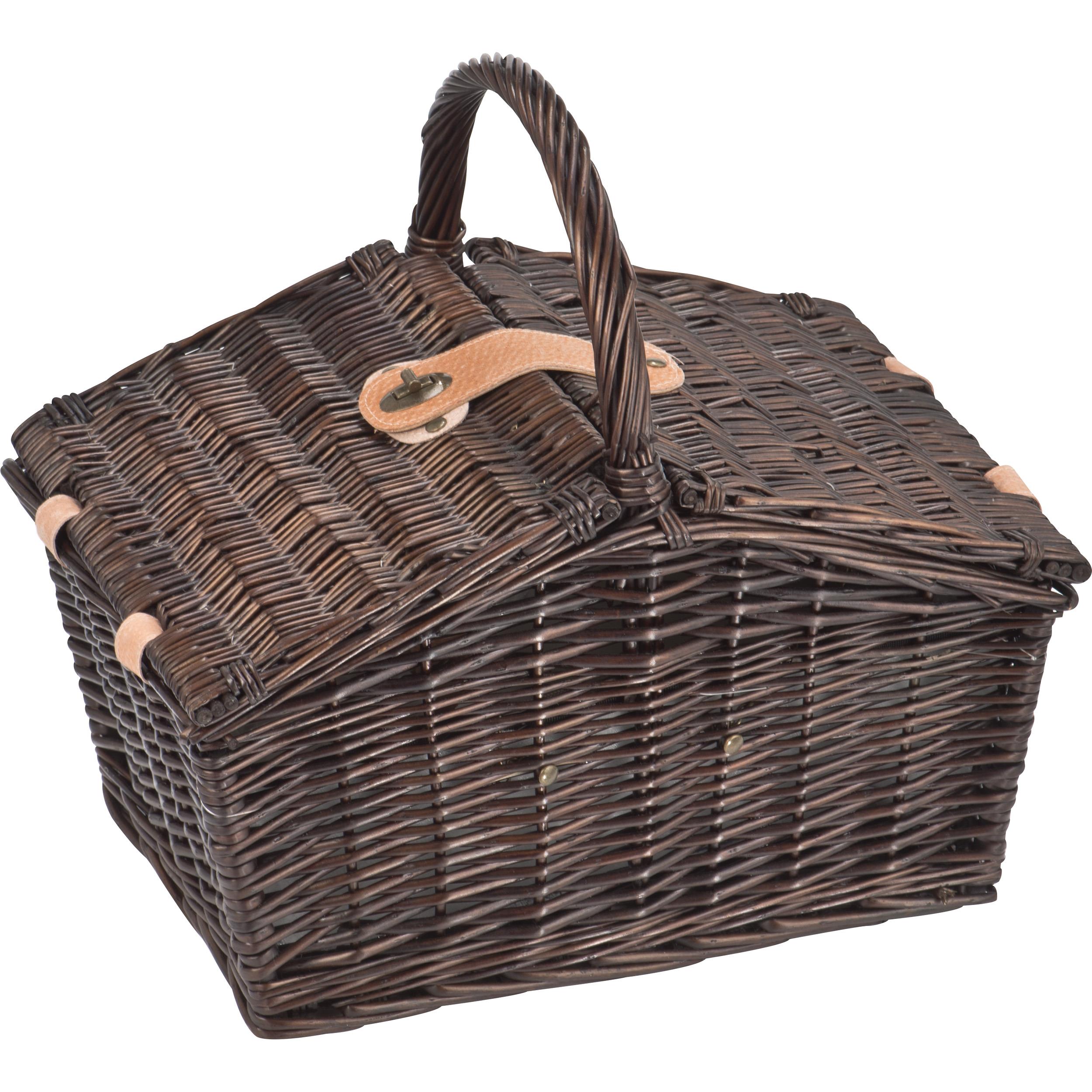 Picknickkoffer aus Weidengeflecht für 2 Personen LORENZA