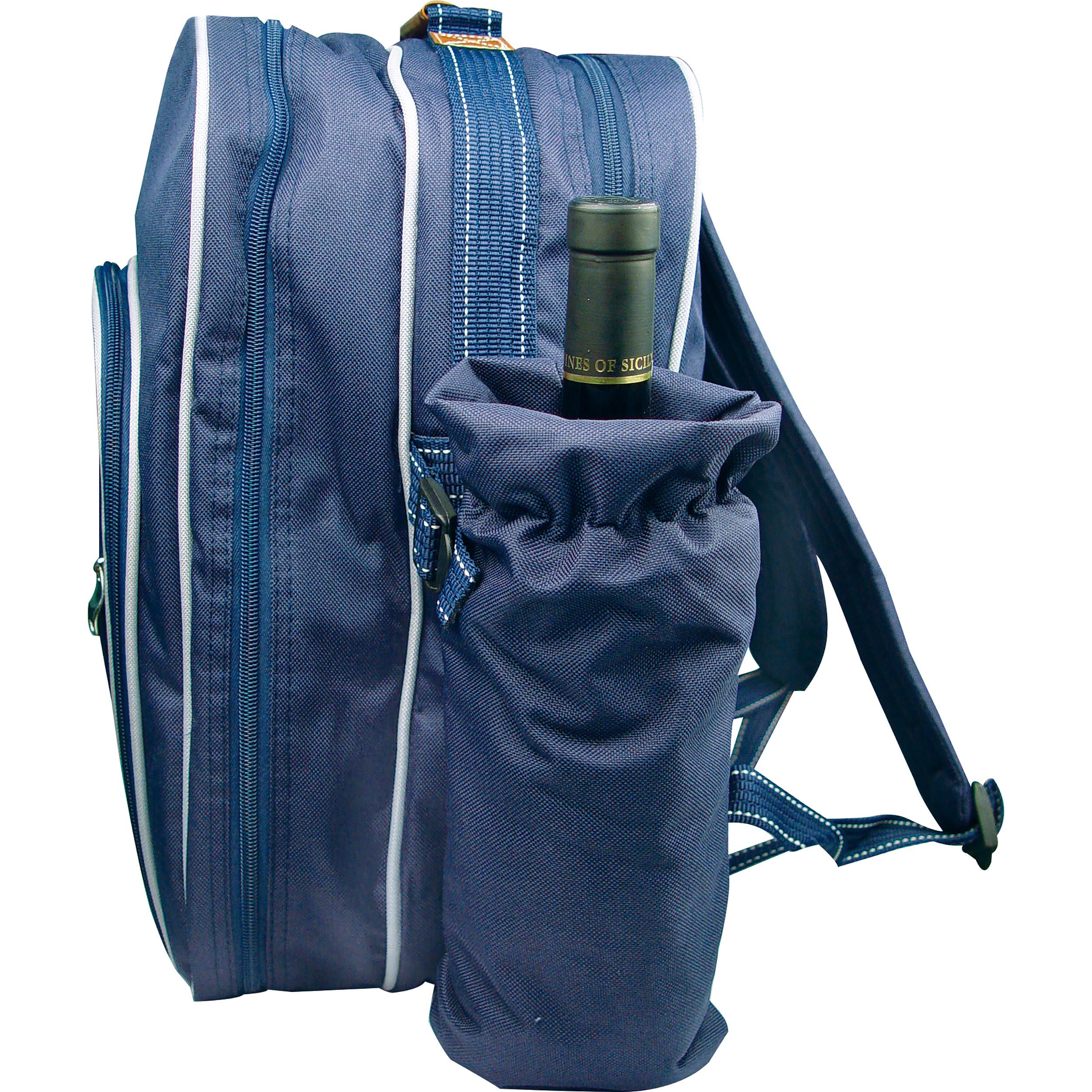 Picknickrucksack aus Polyester für 4 Personen ELLIE