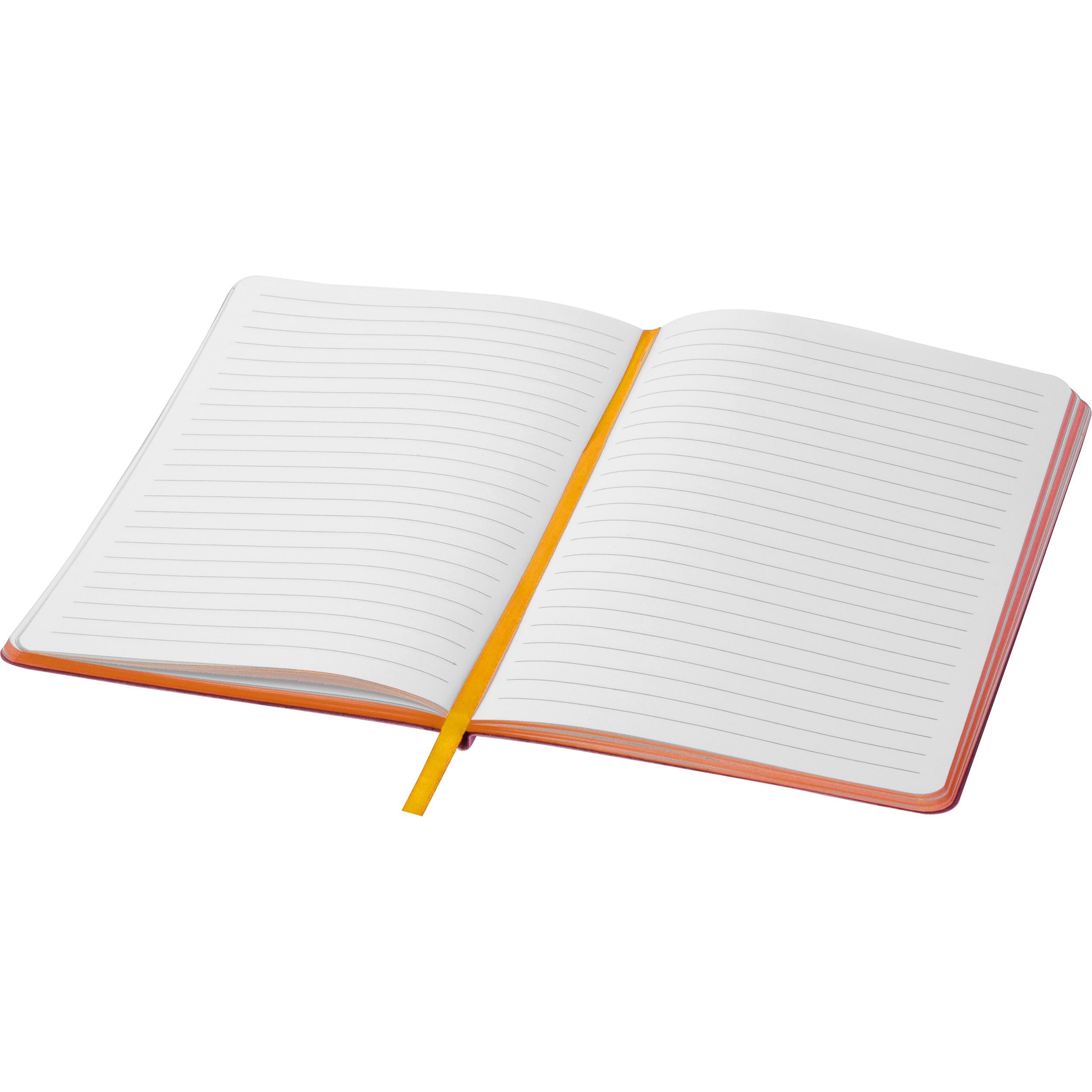 A5 Notizbuch mit farbigem Schnitt EVAN