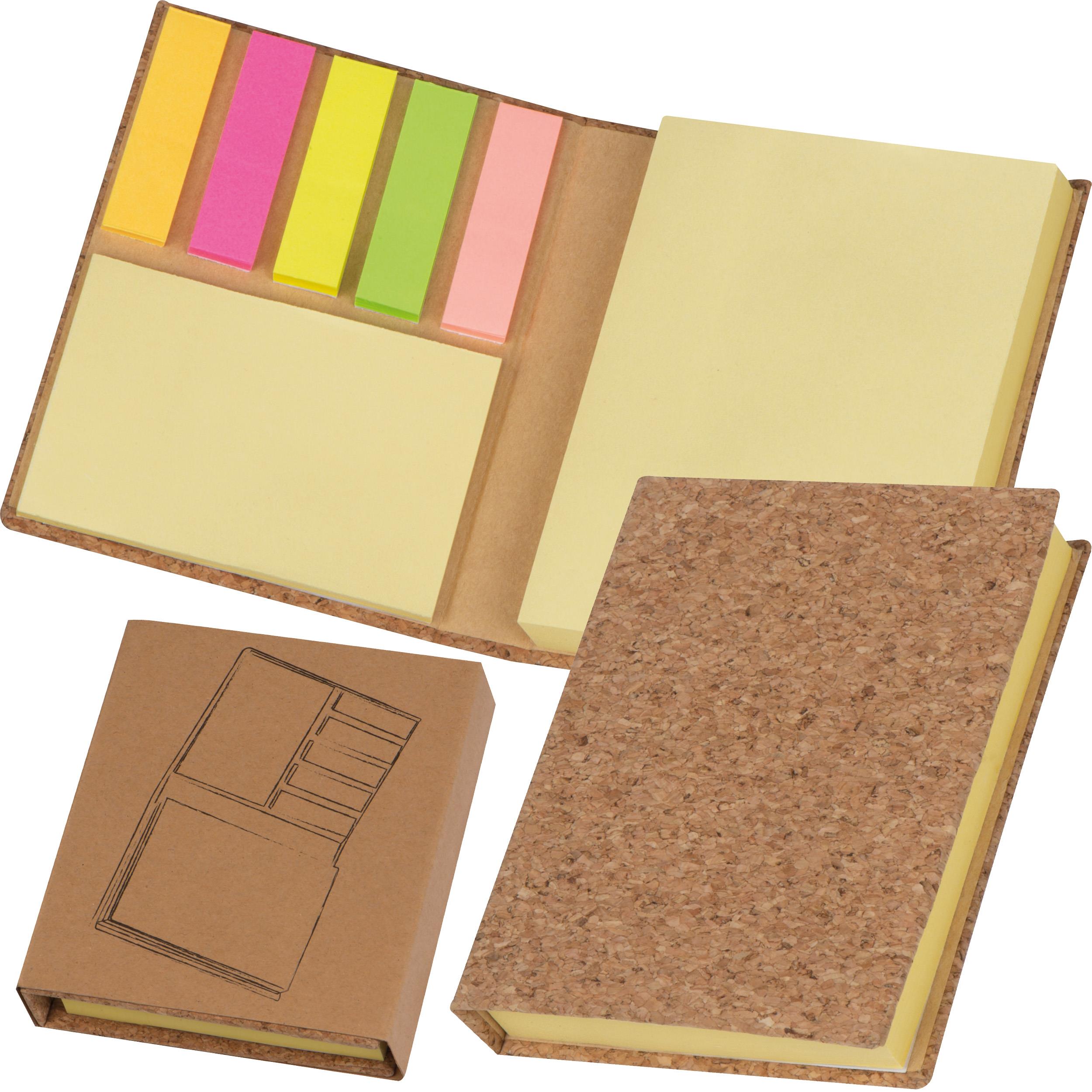 Haftmarkerbuch mit Korkcover LORETTA