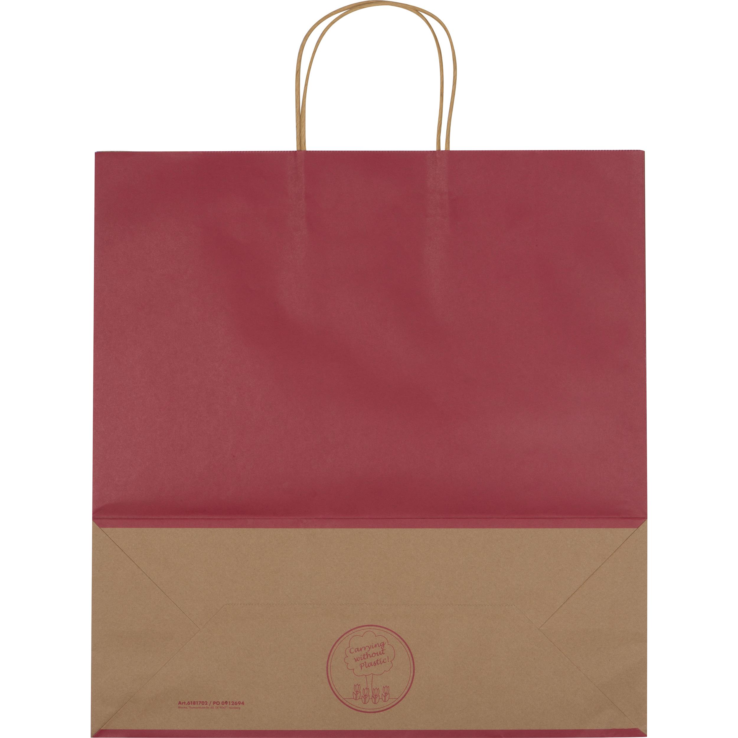 Recycelte Papiertasche groß GUS