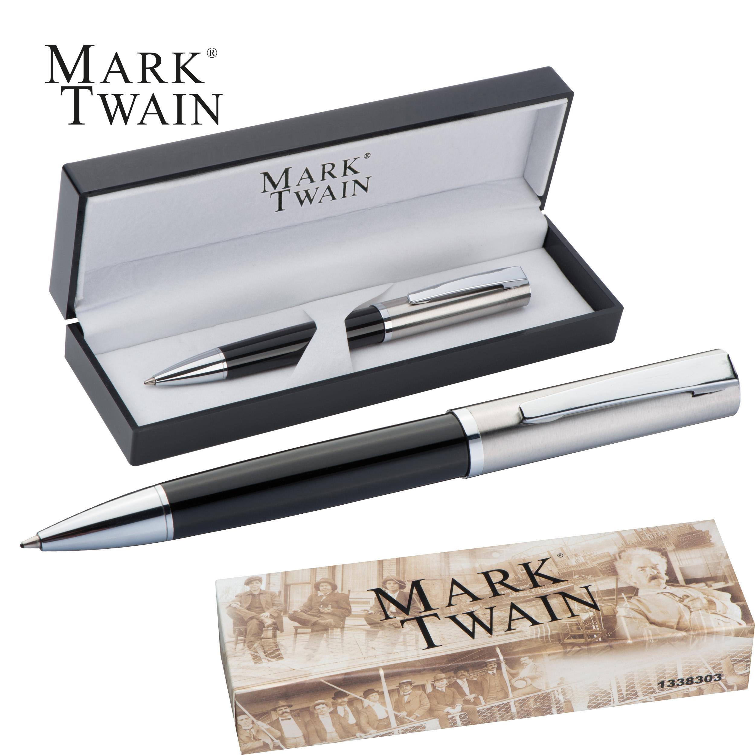 Mark Twain Kugelschreiber in Geschenkbox LORENZ