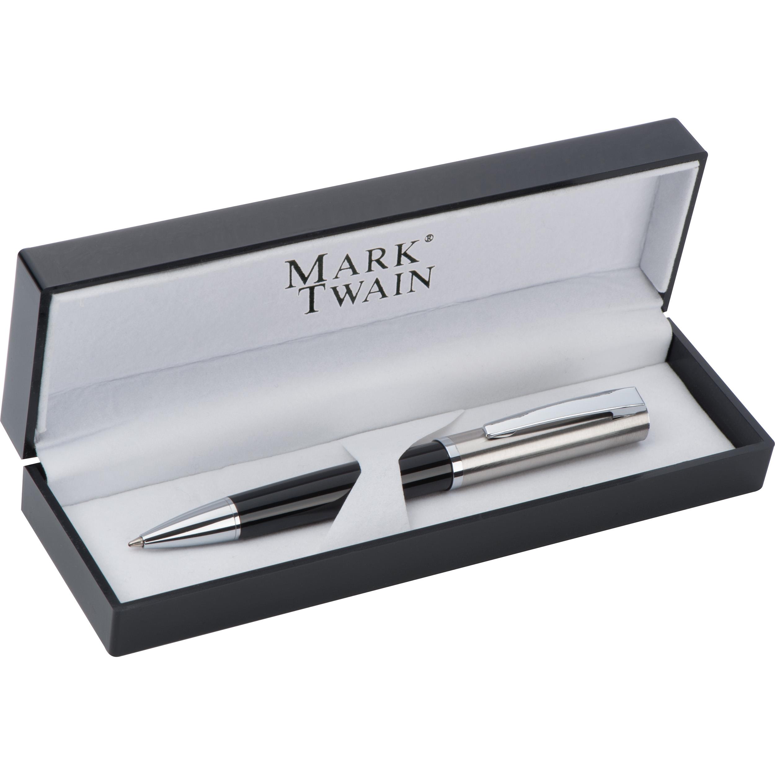 Mark Twain Kugelschreiber in Geschenkbox LORENZ