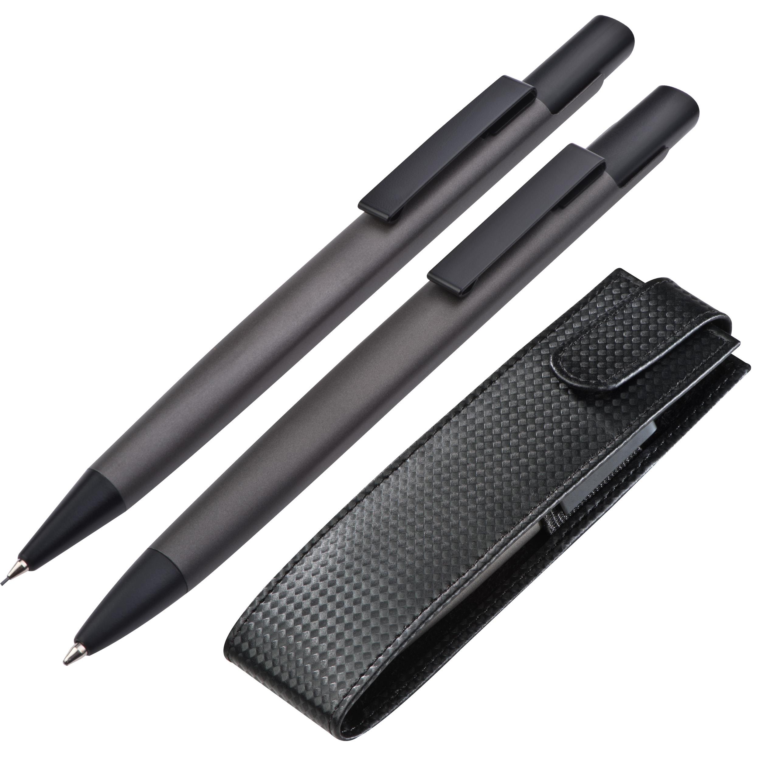 Set aus Kugelschreiber und Bleistift in Etui MAXIMILIAN