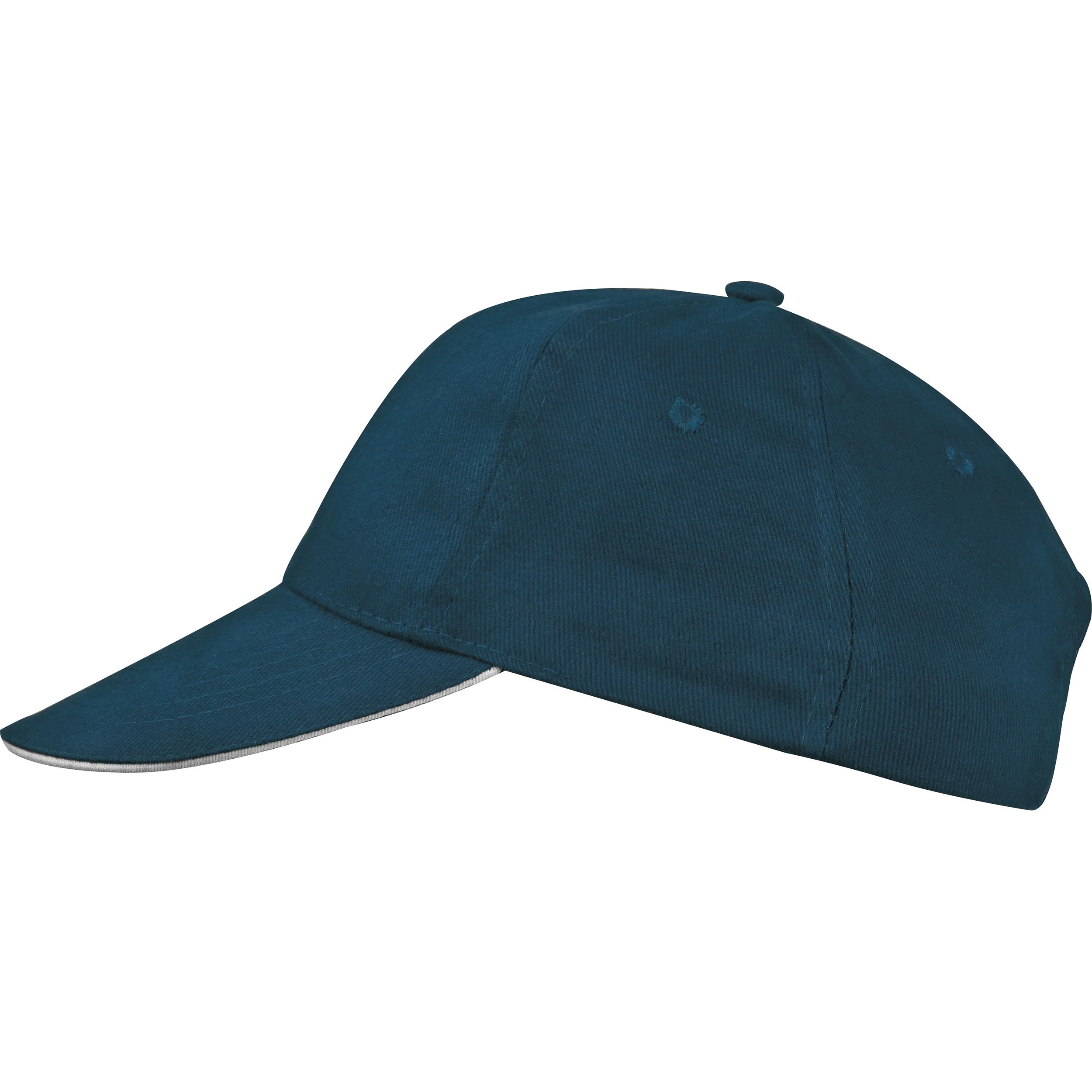 6 Panel Sandwich Baseball Cap CURTIS