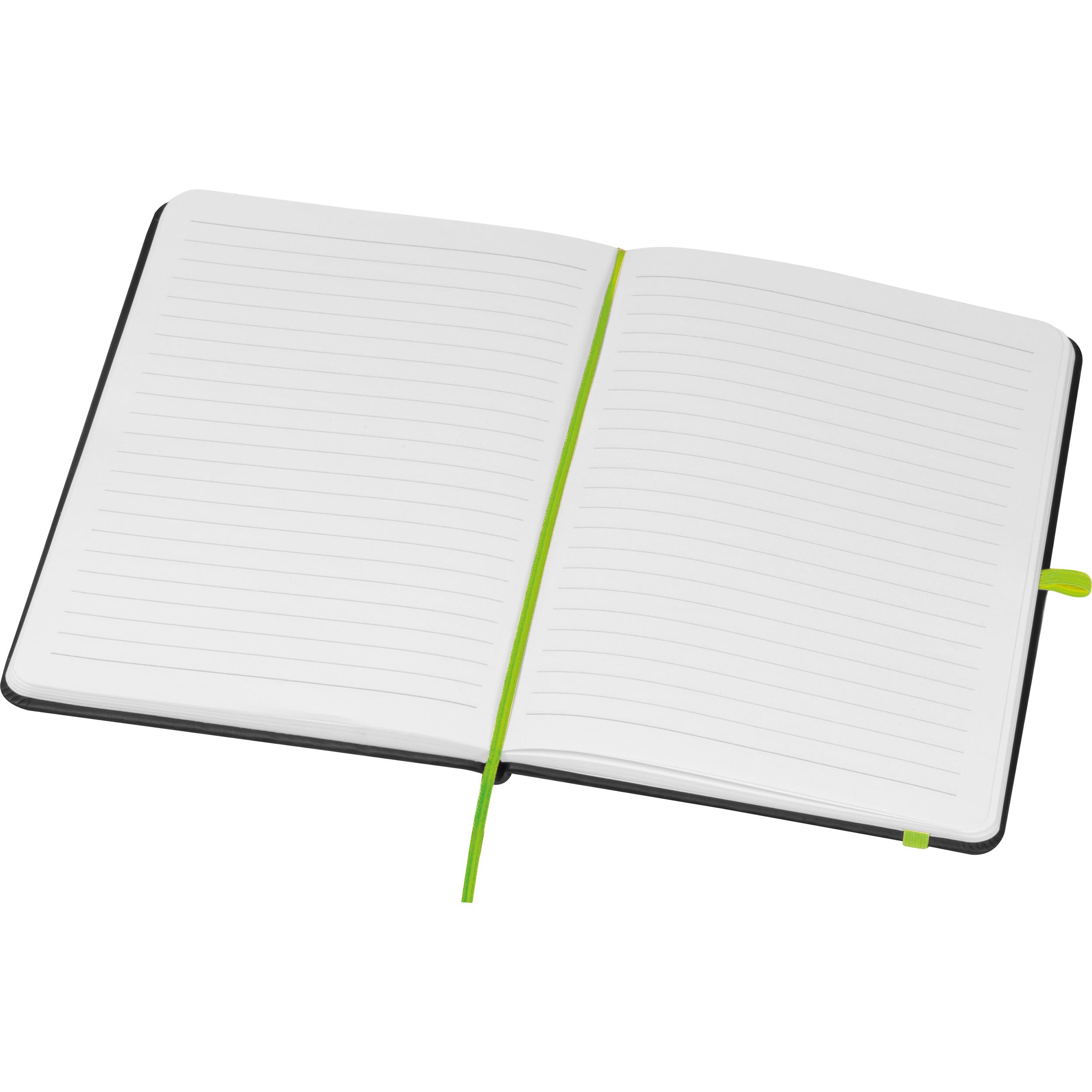A5 Notizbuch mit farbiger Gravur SILKE