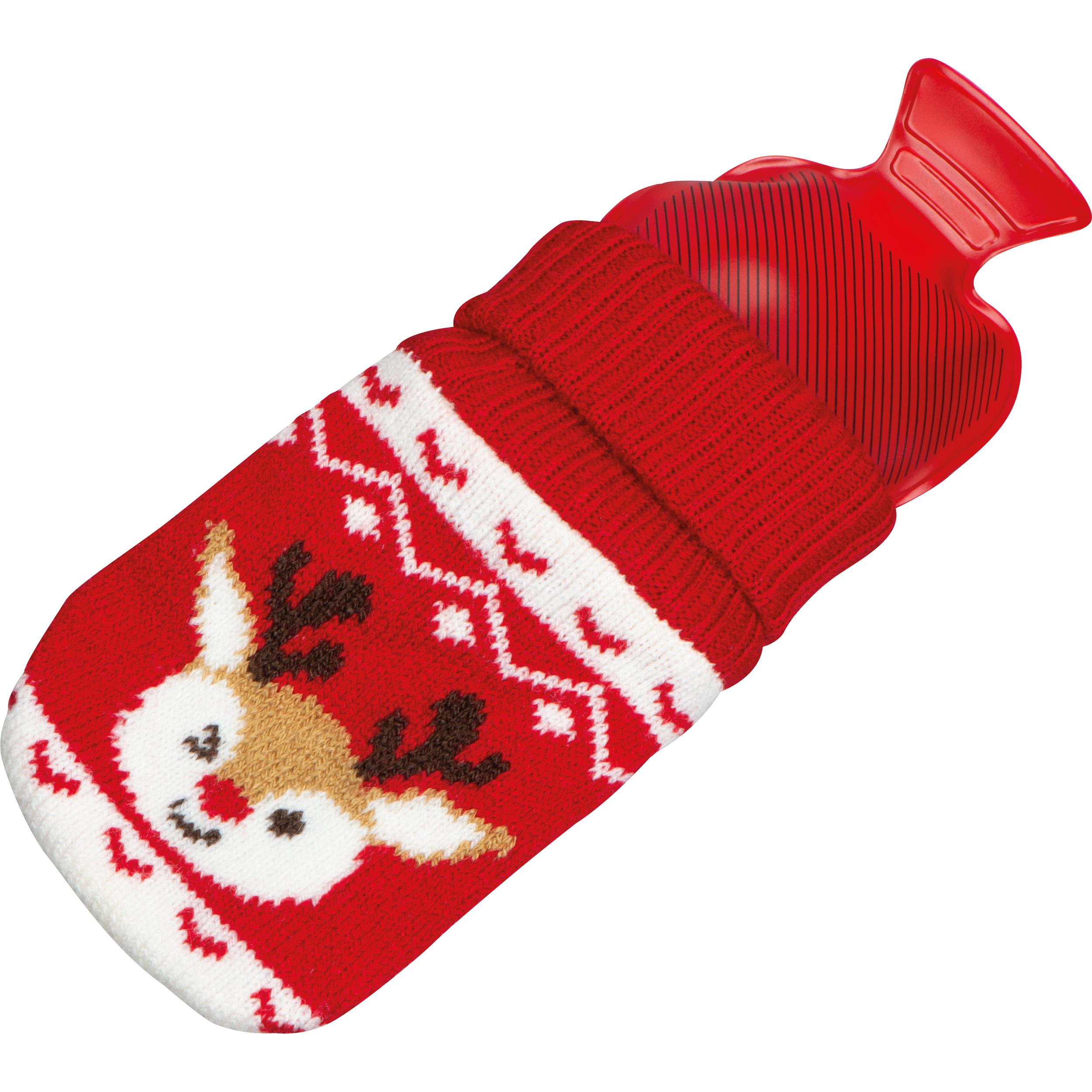 Handwärmer mit weihnachtlichem Stricküberzug  ROMEO
