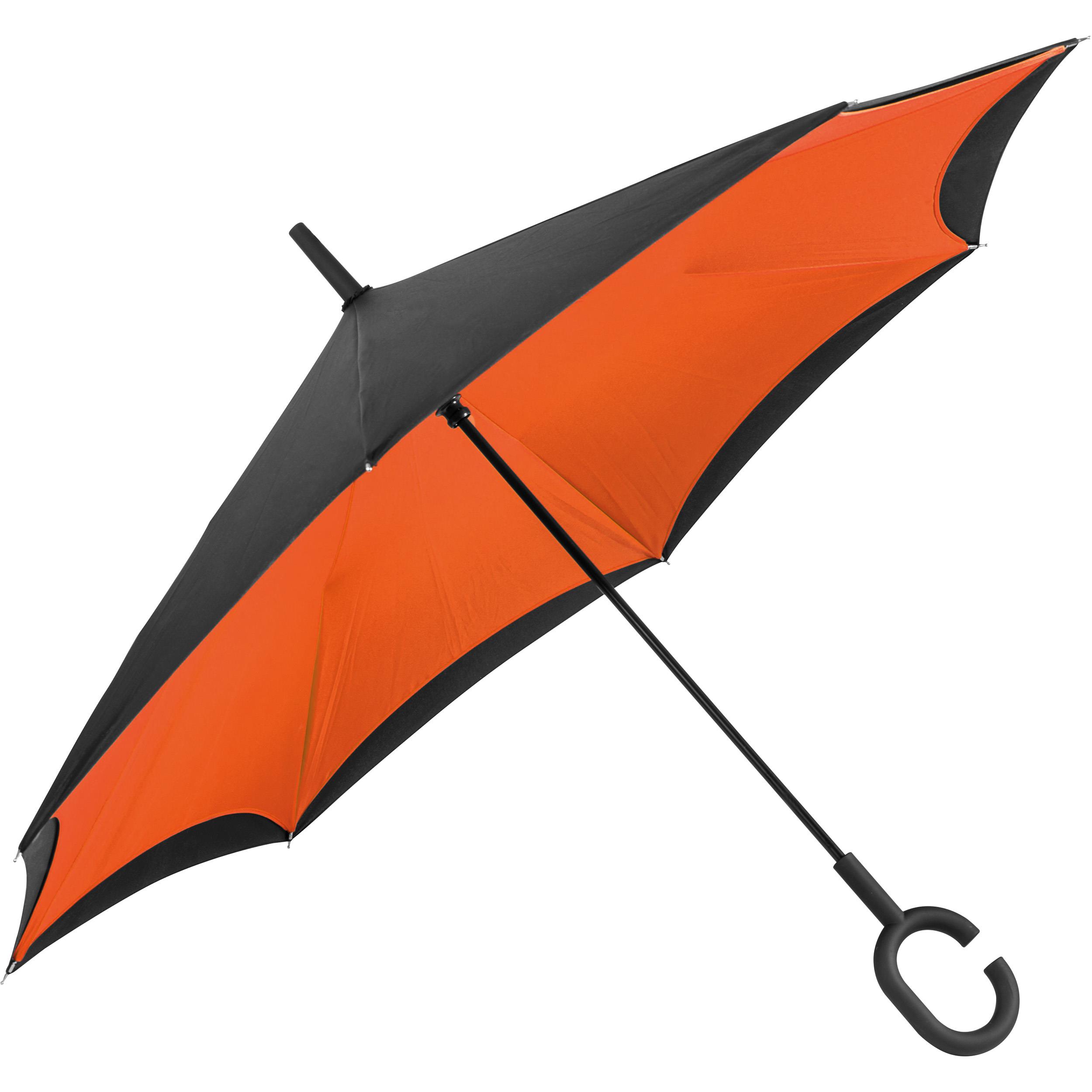 Umklappbarer Regenschirm aus 190T Pongee OLIVIA