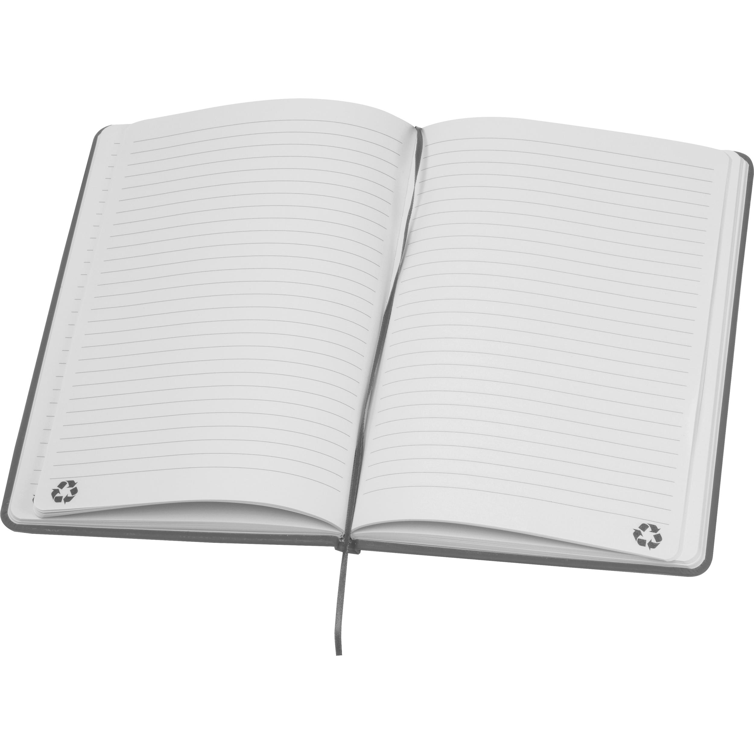 A5 Notizbuch aus recyceltem Papier DOMINIK
