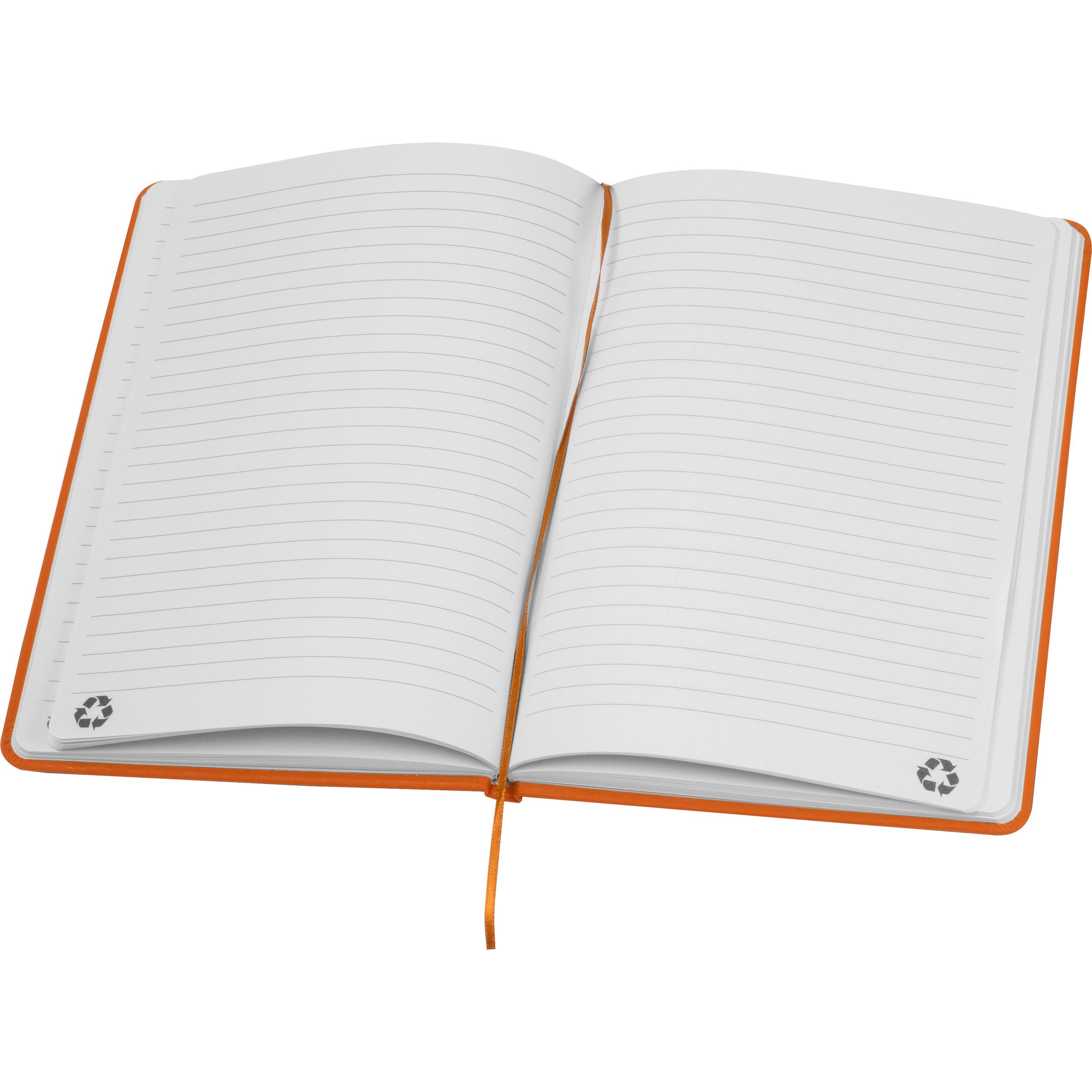 A5 Notizbuch aus recyceltem Papier DOMINIK