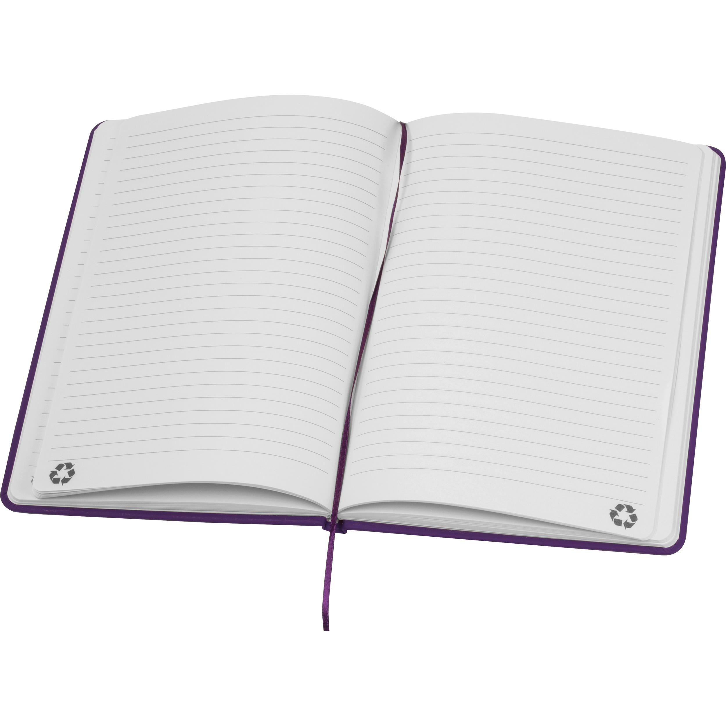 A5 Notizbuch aus recyceltem Papier DOMINIK