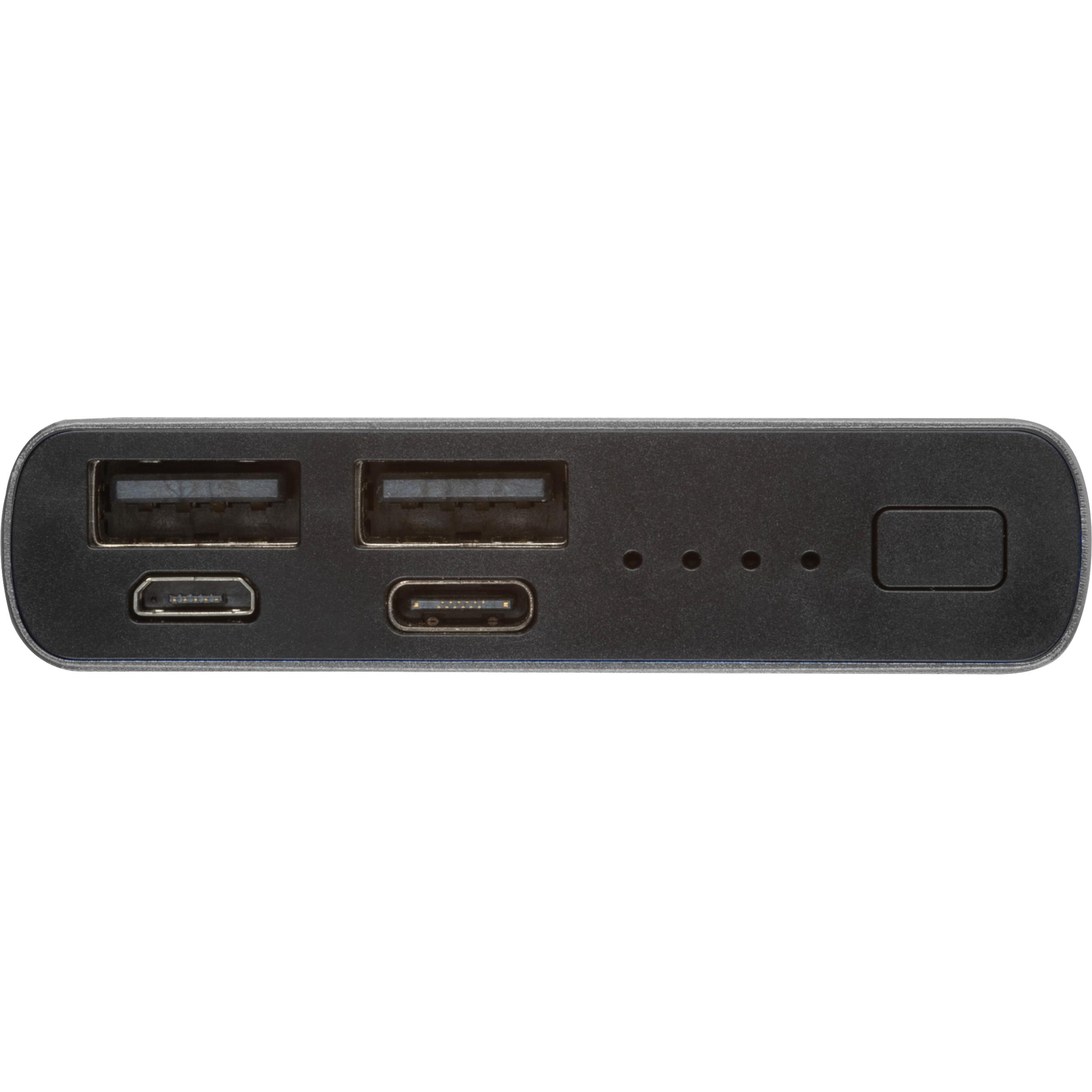 Powerbank aus recyceltem Aluminium 10.000 mAh GIORGIA