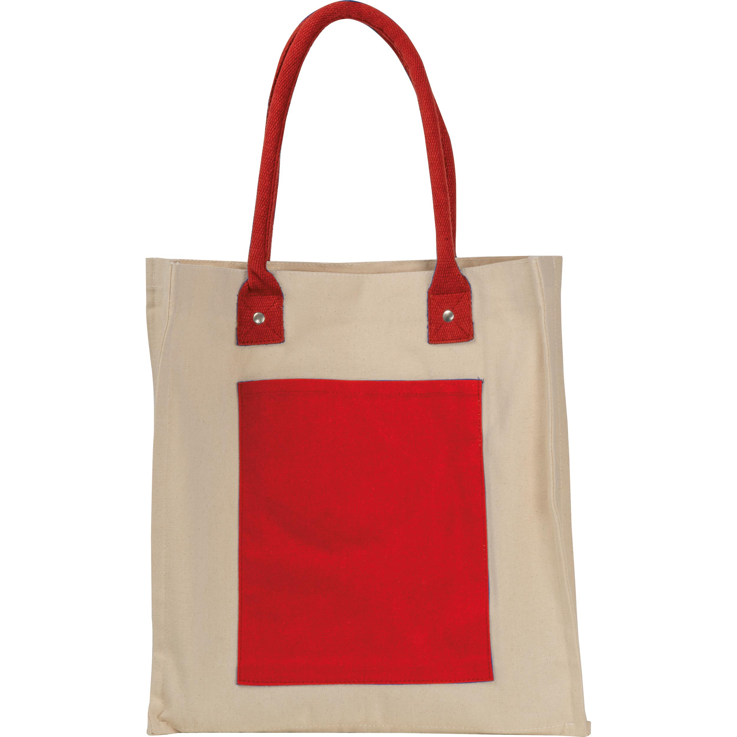 Canvas Shopper mit langen Henkeln RODOLFO