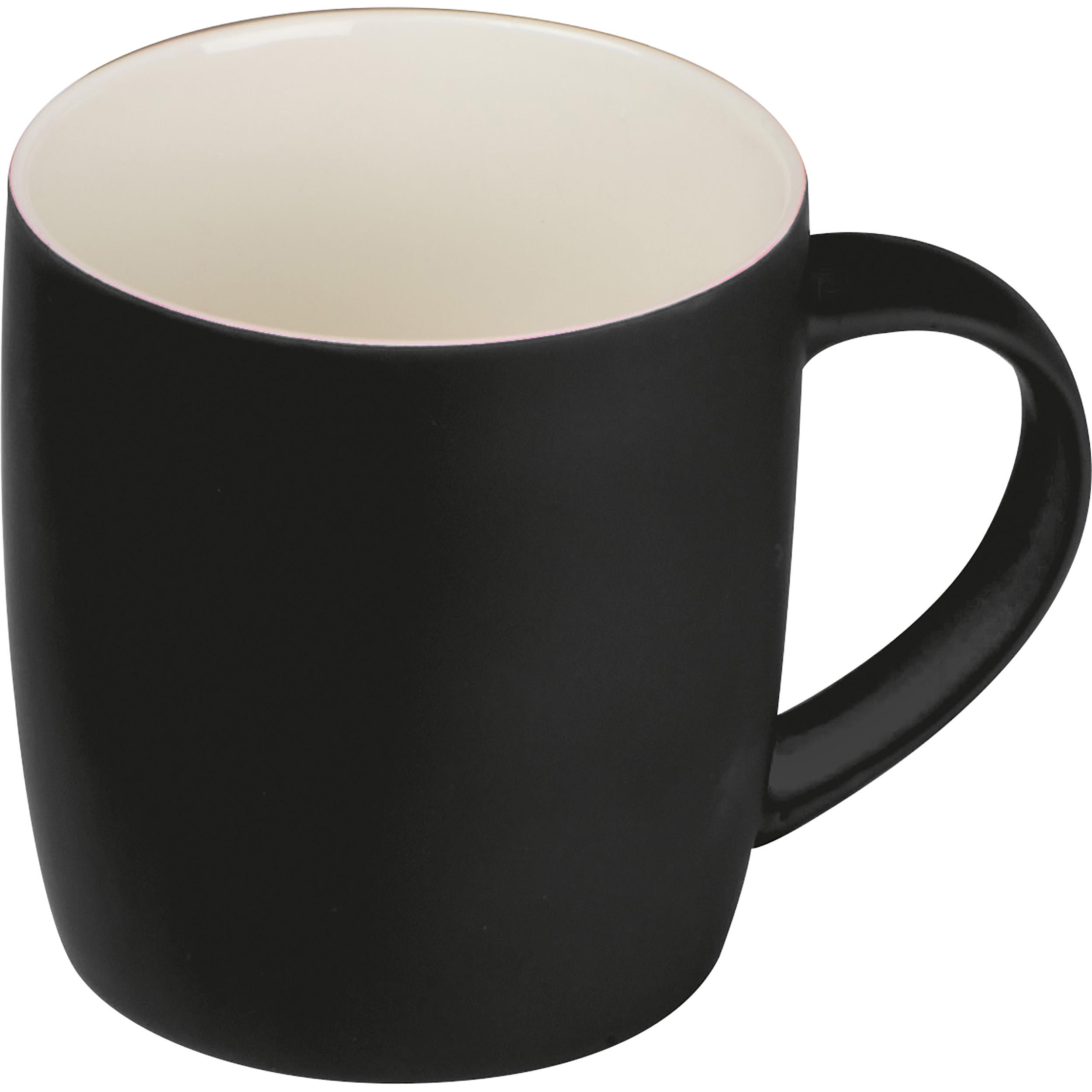 Tasse aus Porzellan, außen gummiert, 300ml ULF