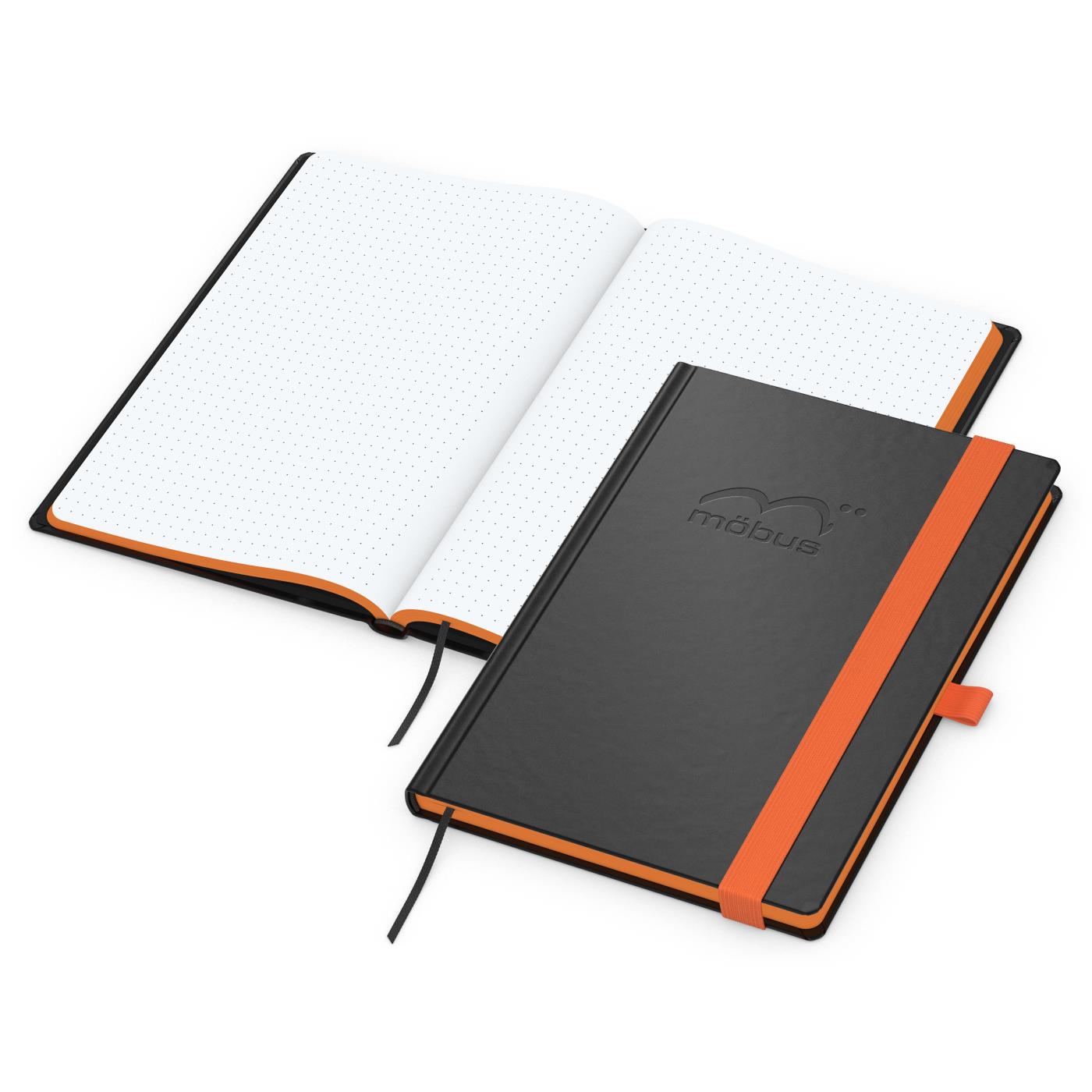 Orange;Schwarz;Weiß;Tiefschwarz;Hochweiß