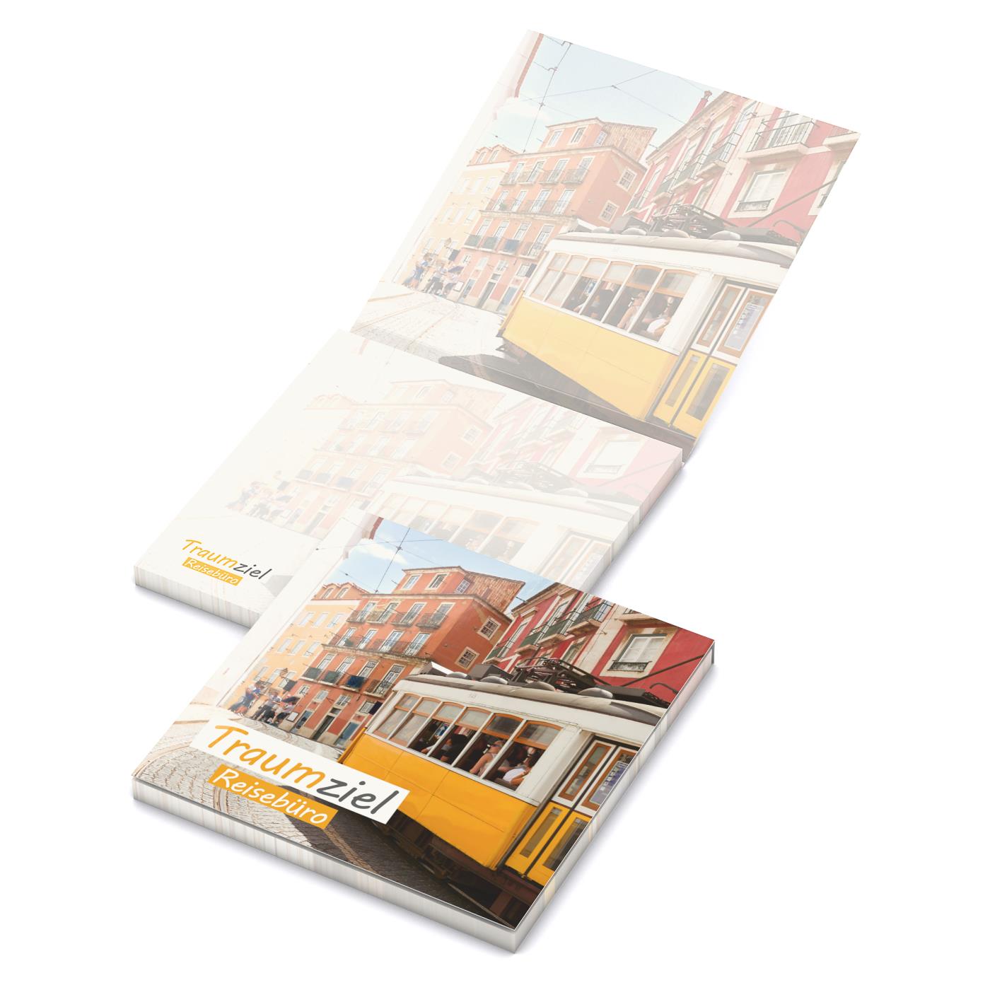 Haftnotizblock Cover Karton Recycling-Haftpapier Format mittel Karton-Umschlag