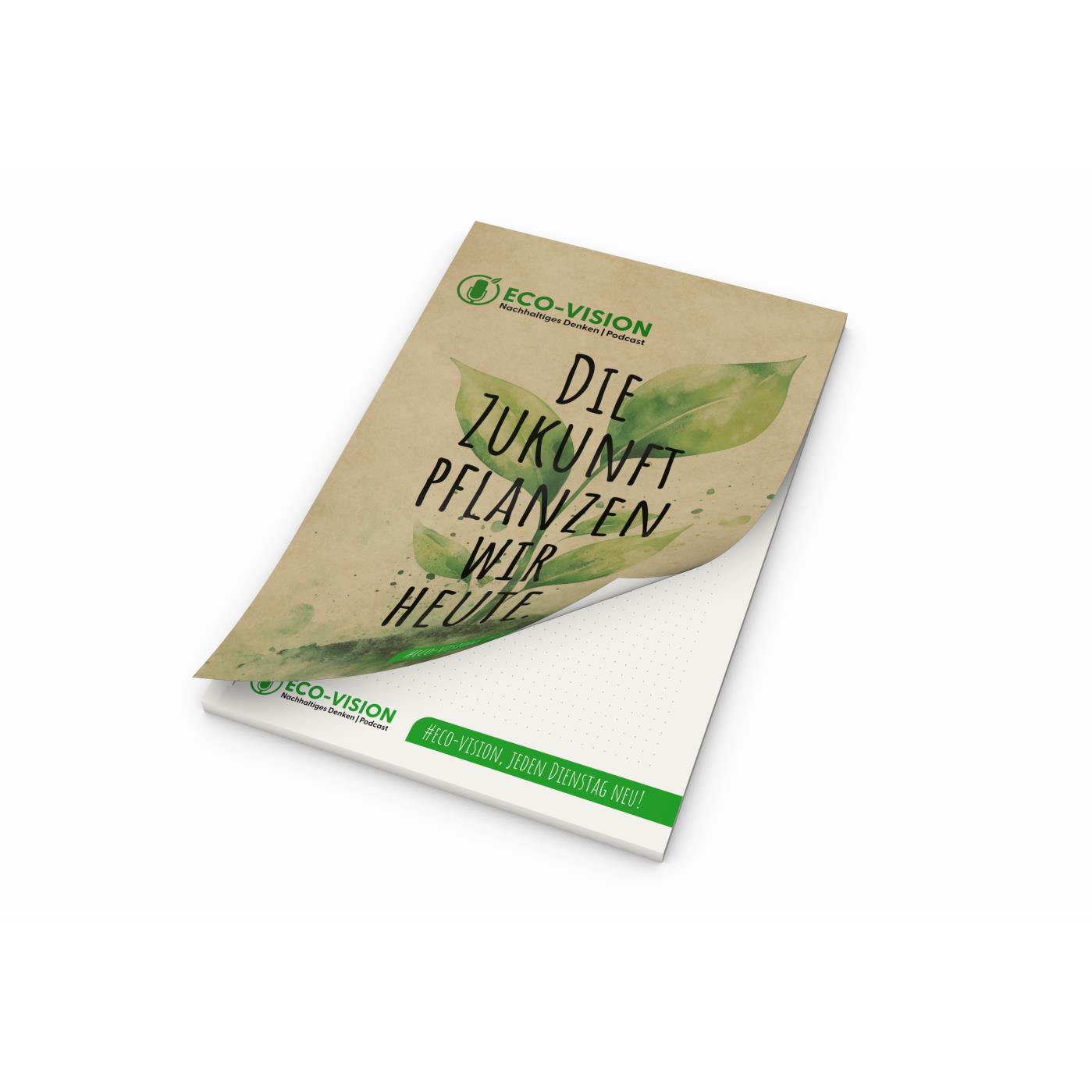 Schreibblock Cover Recycling-Inhaltspapier Seiten/Deckblatt individuell