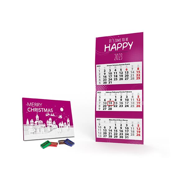 Jahreskalender mit Adventskalender
