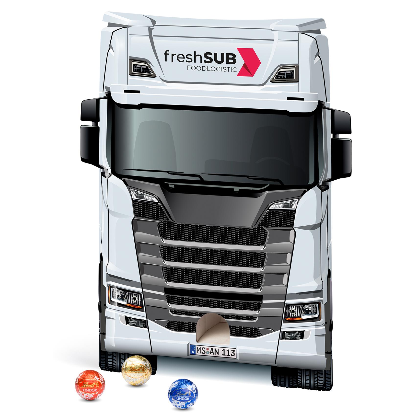Lindt Lindor Adventsspender ´LKW´