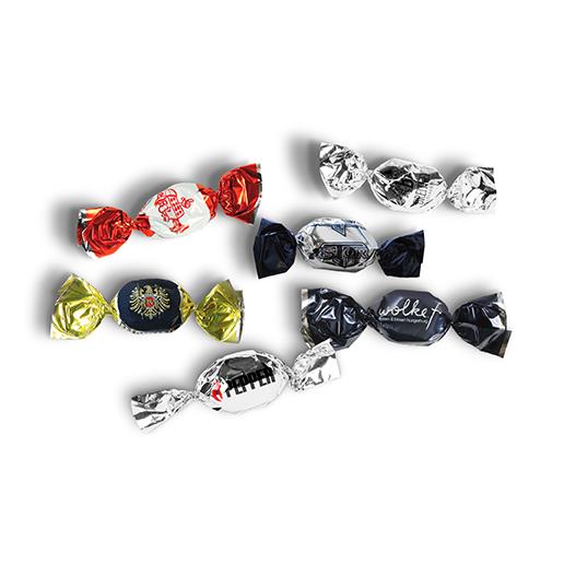 5 g Bonbons im Metallicwickler