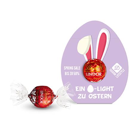 Lindt Lindor Kugel in Werbekartonage ´Osterei´