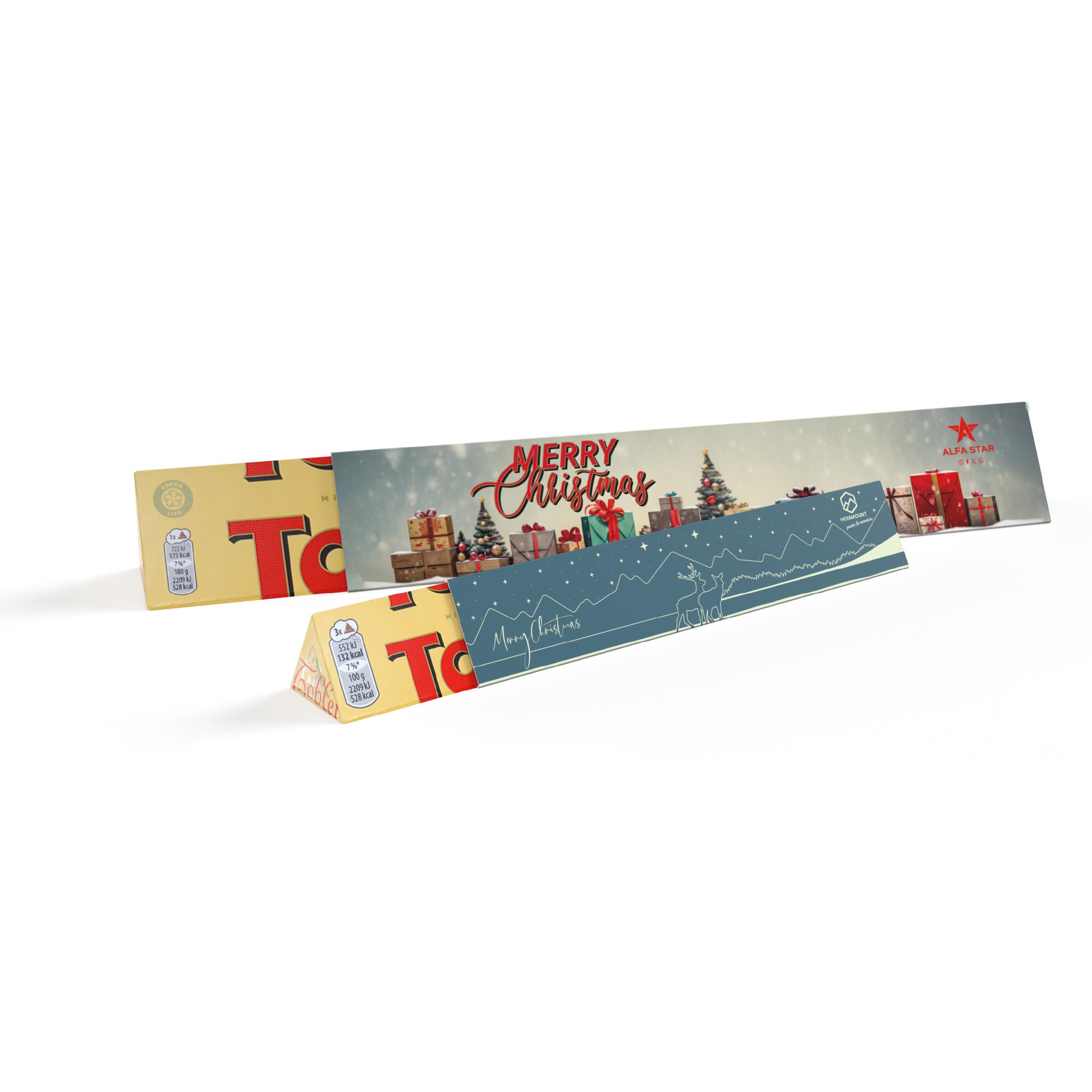 Toblerone in Werbeschuber