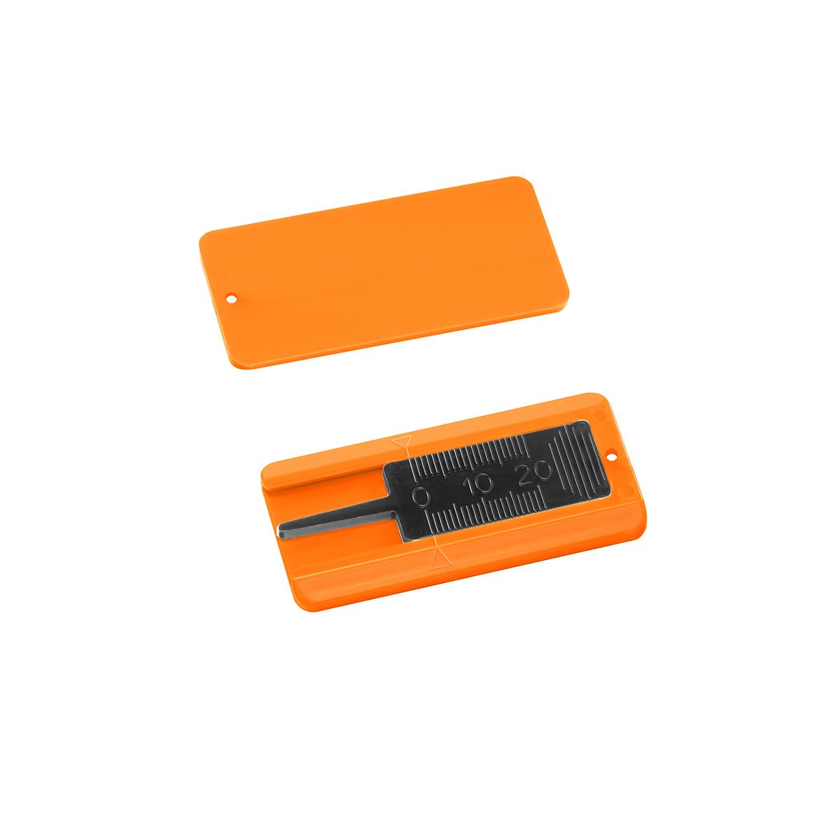 Prüfer schwarz, Gehäuse orange