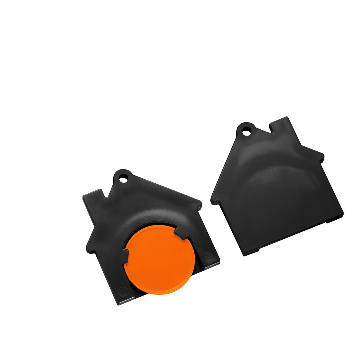 Chip orange, Chiphalter schwarz