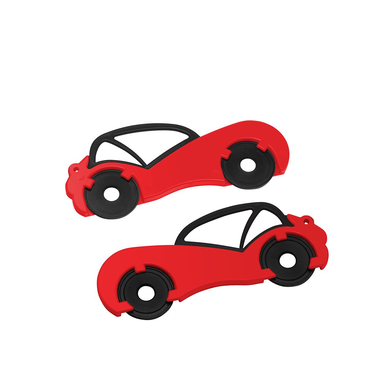 Chiphalter mit zwei 1EUR-Chips ´Auto´