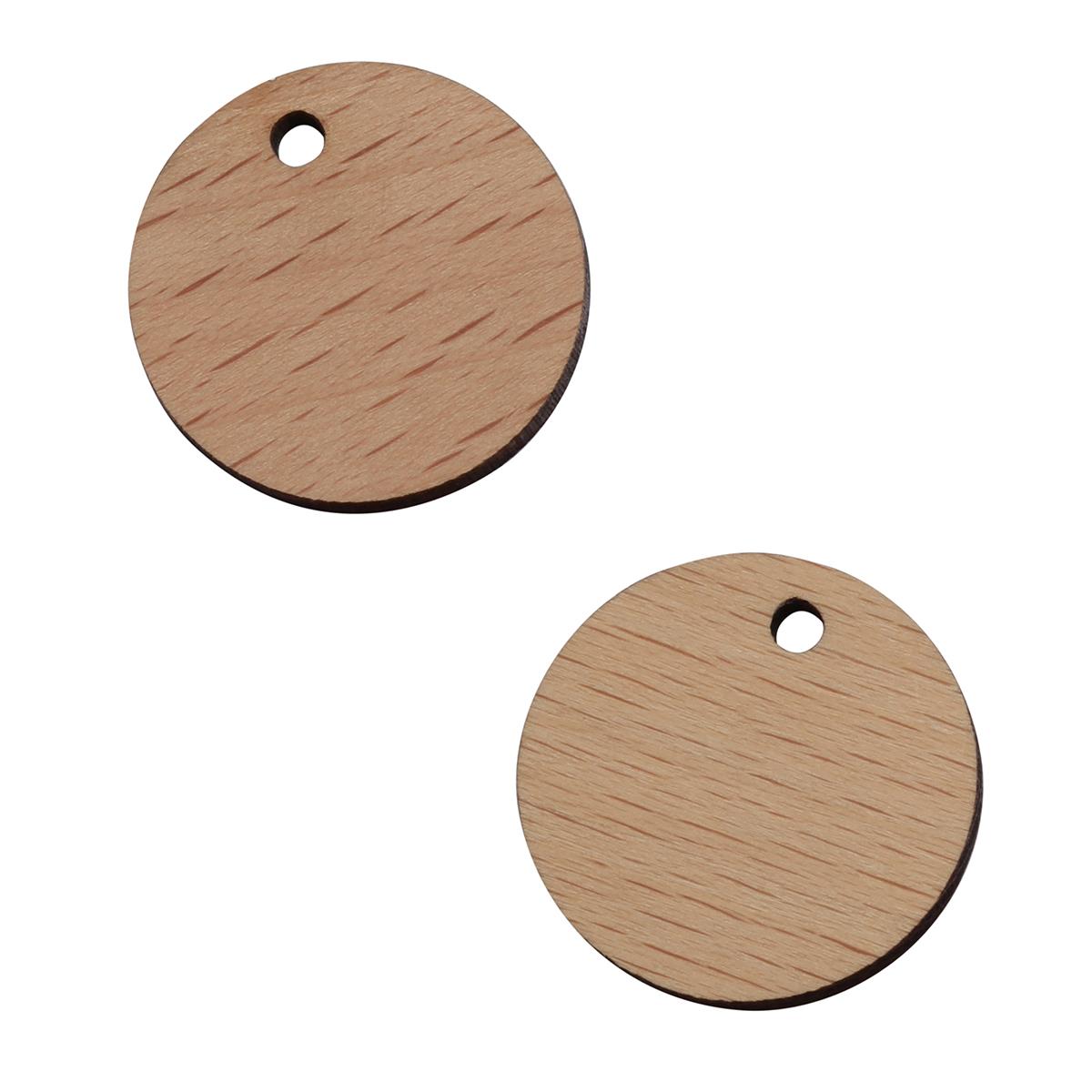 1EUR-Chip Holz