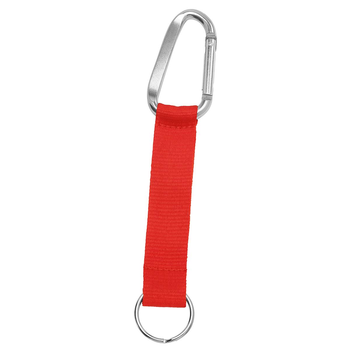 Grundfarbe Signalrot (ca. Pantone 485C), Karabiner silber