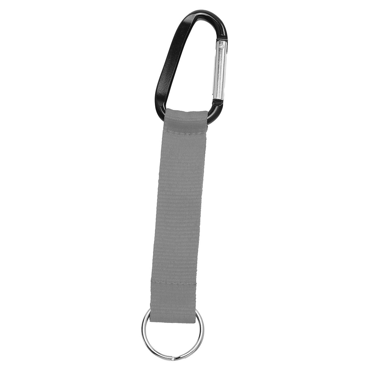 Grundfarbe Dunkelgrau (ca. Pantone CG8C), Karabiner schwarz