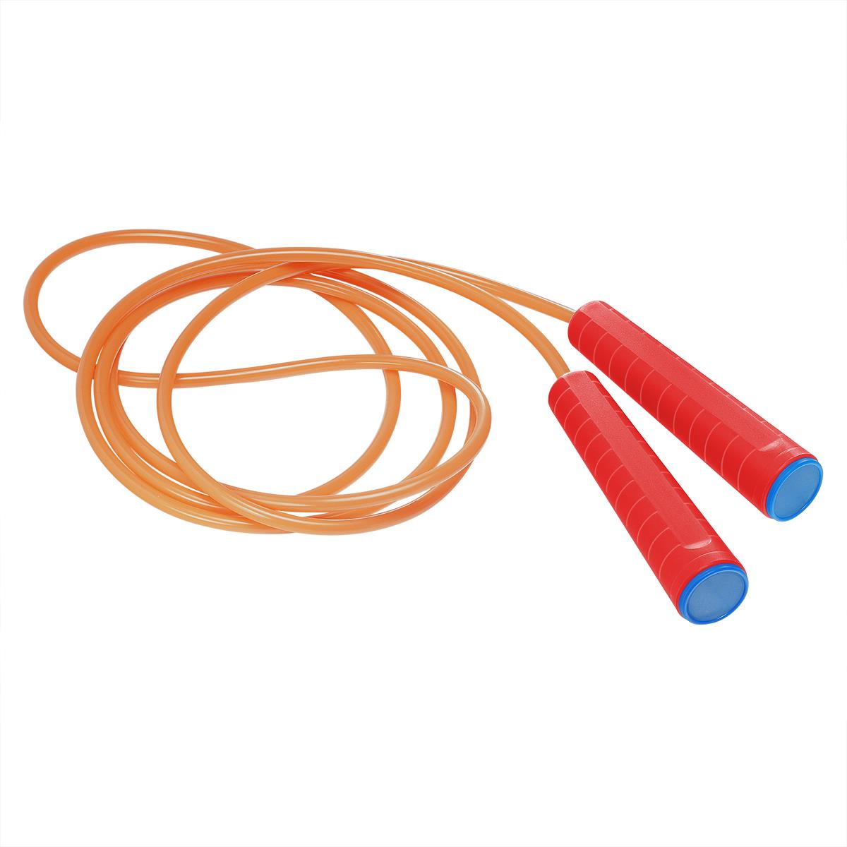 Griff rot, Deckel blau, Seil neonorange