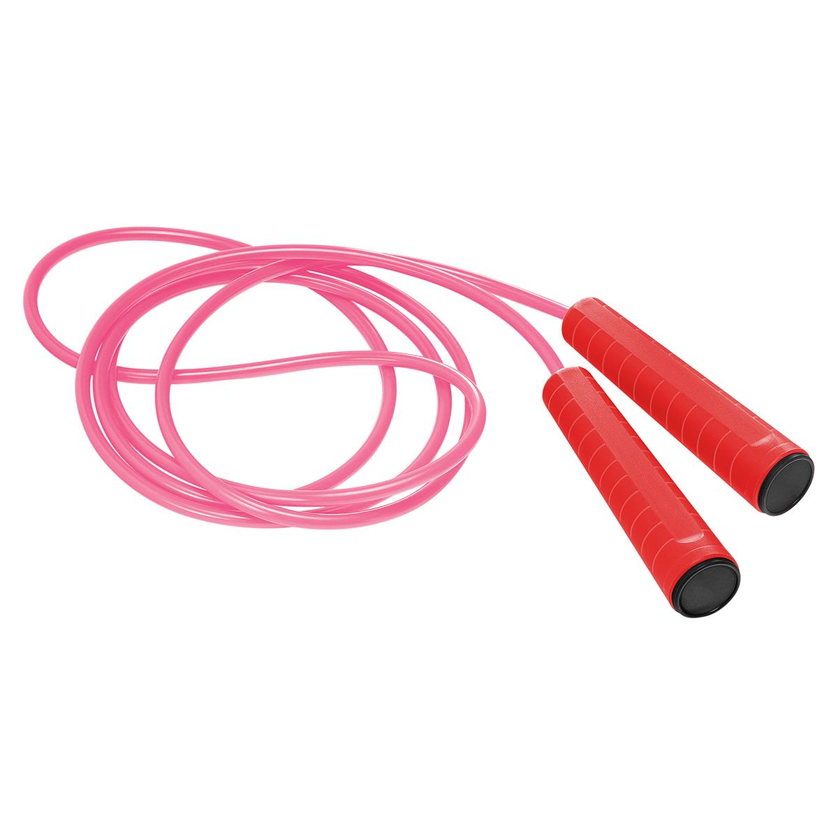 Griff rot, Deckel schwarz, Seil pink