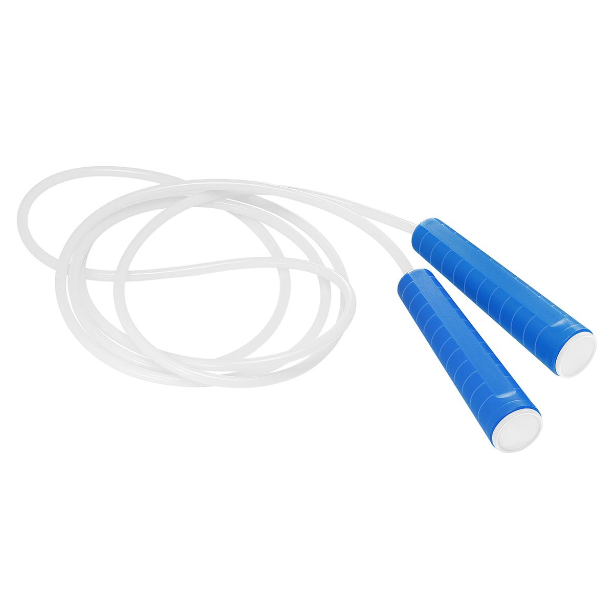 Griff blau, Deckel weiß, Seil weiß