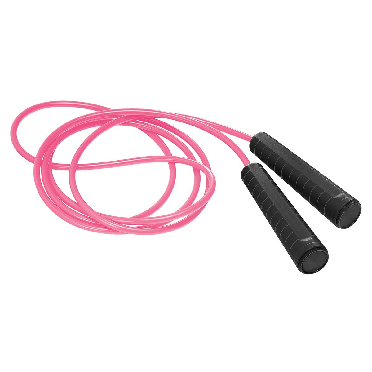 Griff schwarz, Deckel schwarz, Seil pink