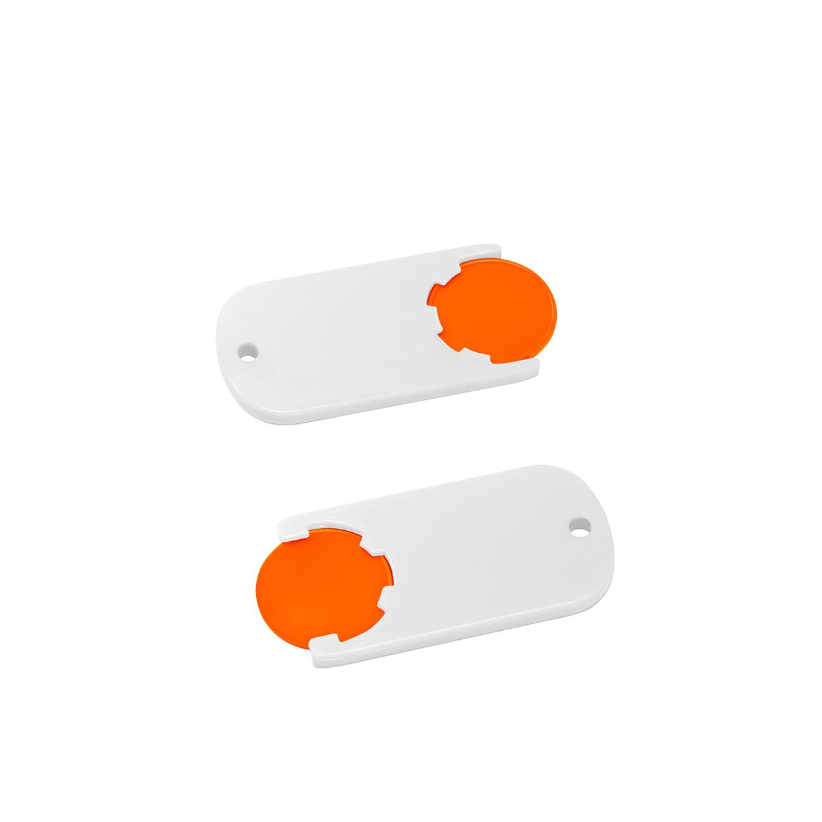 Chip orange, Chiphalter weiß