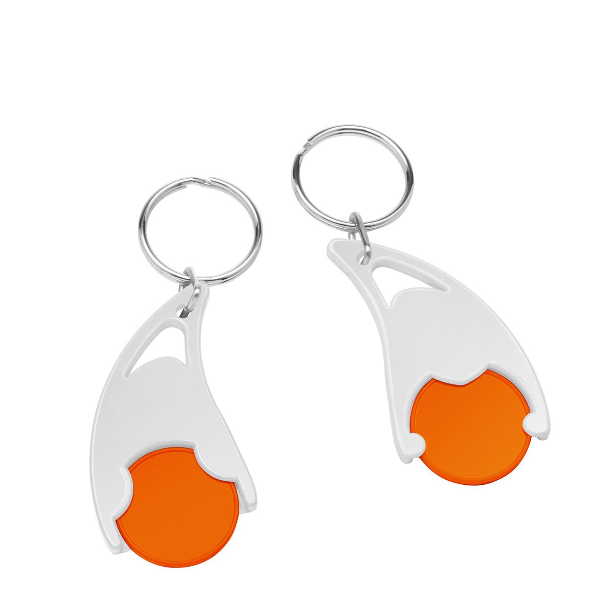 Chip orange, Chiphalter weiß