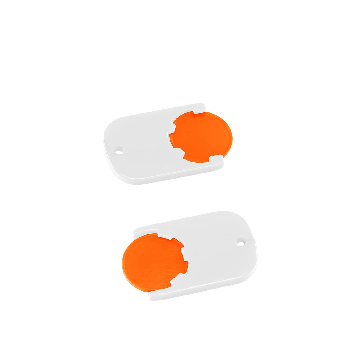 Chip orange, Chiphalter weiß