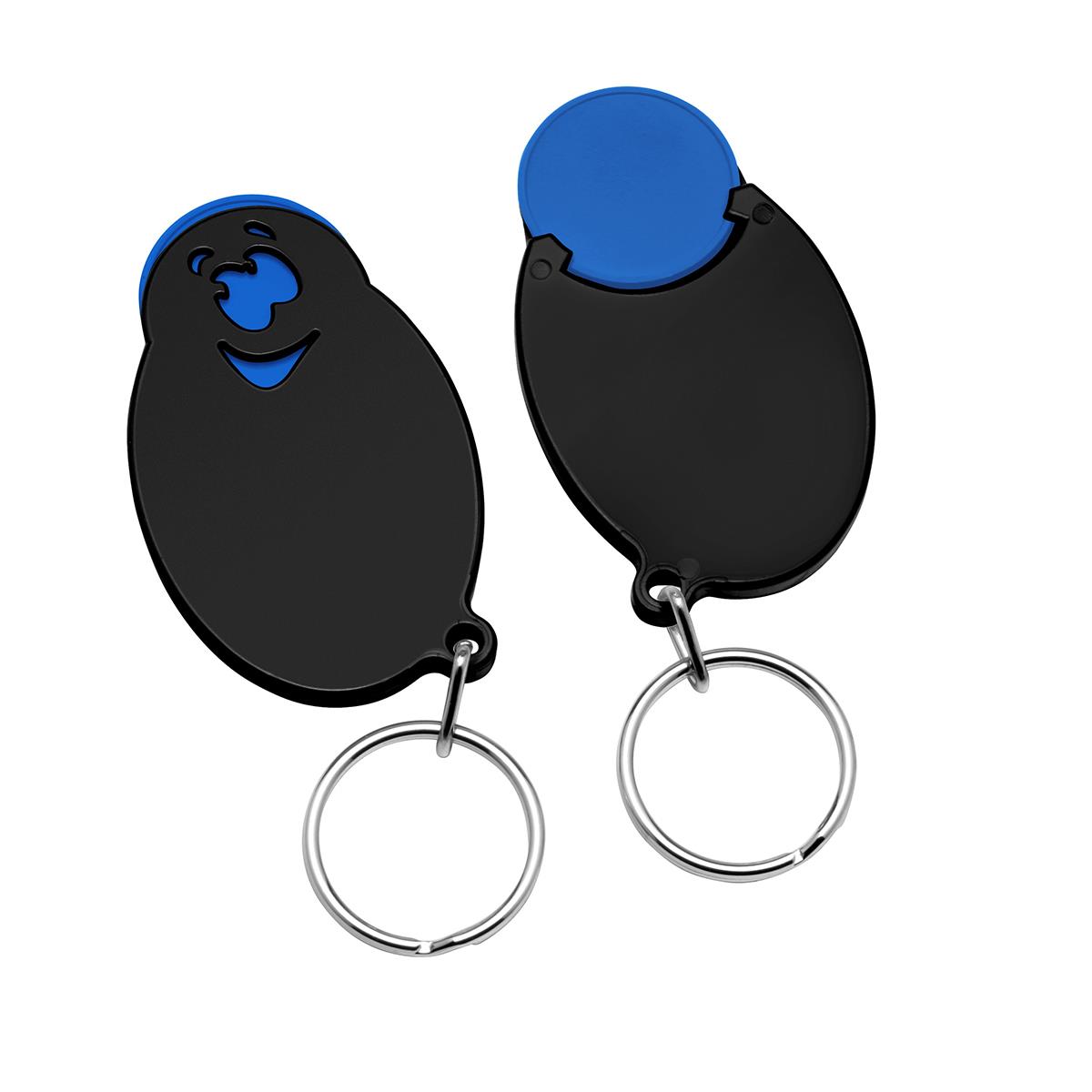 Chip blau, Chiphalter schwarz