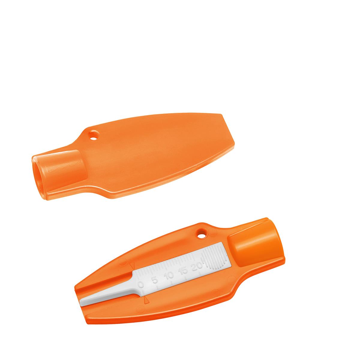 Grundfarbe orange, Zusatzfarbe weiß