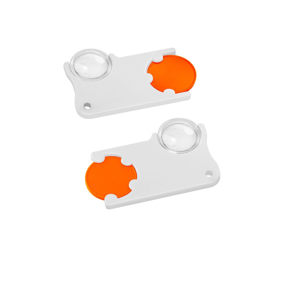 Chip orange, Chiphalter weiß