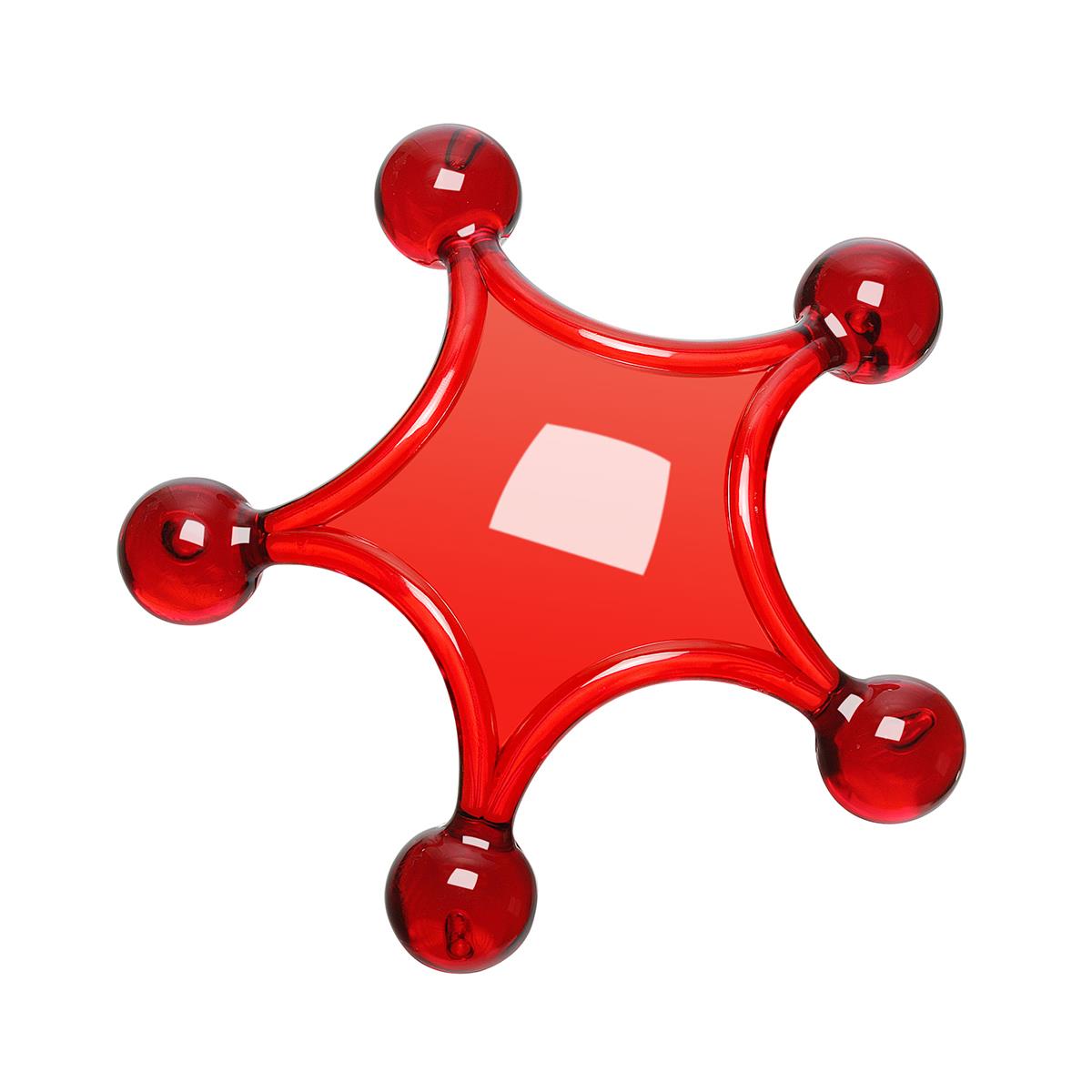 Grundfarbe rot-transparent