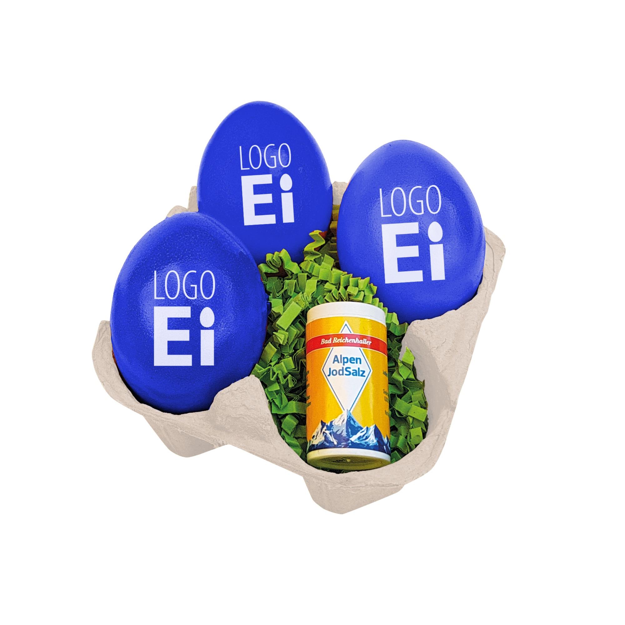 LogoEi 3er mit Salz - Blau