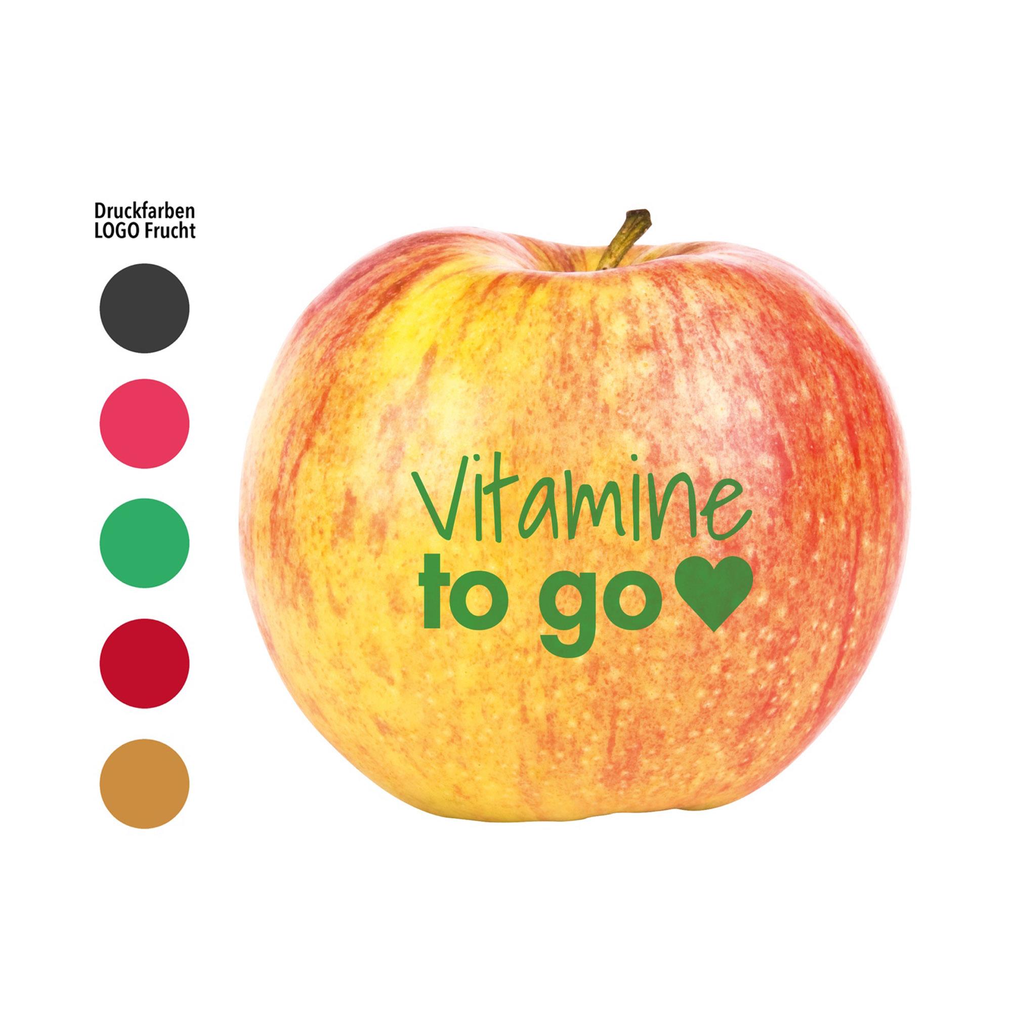 LogoFrucht Apfel ´Vitamine´ rot