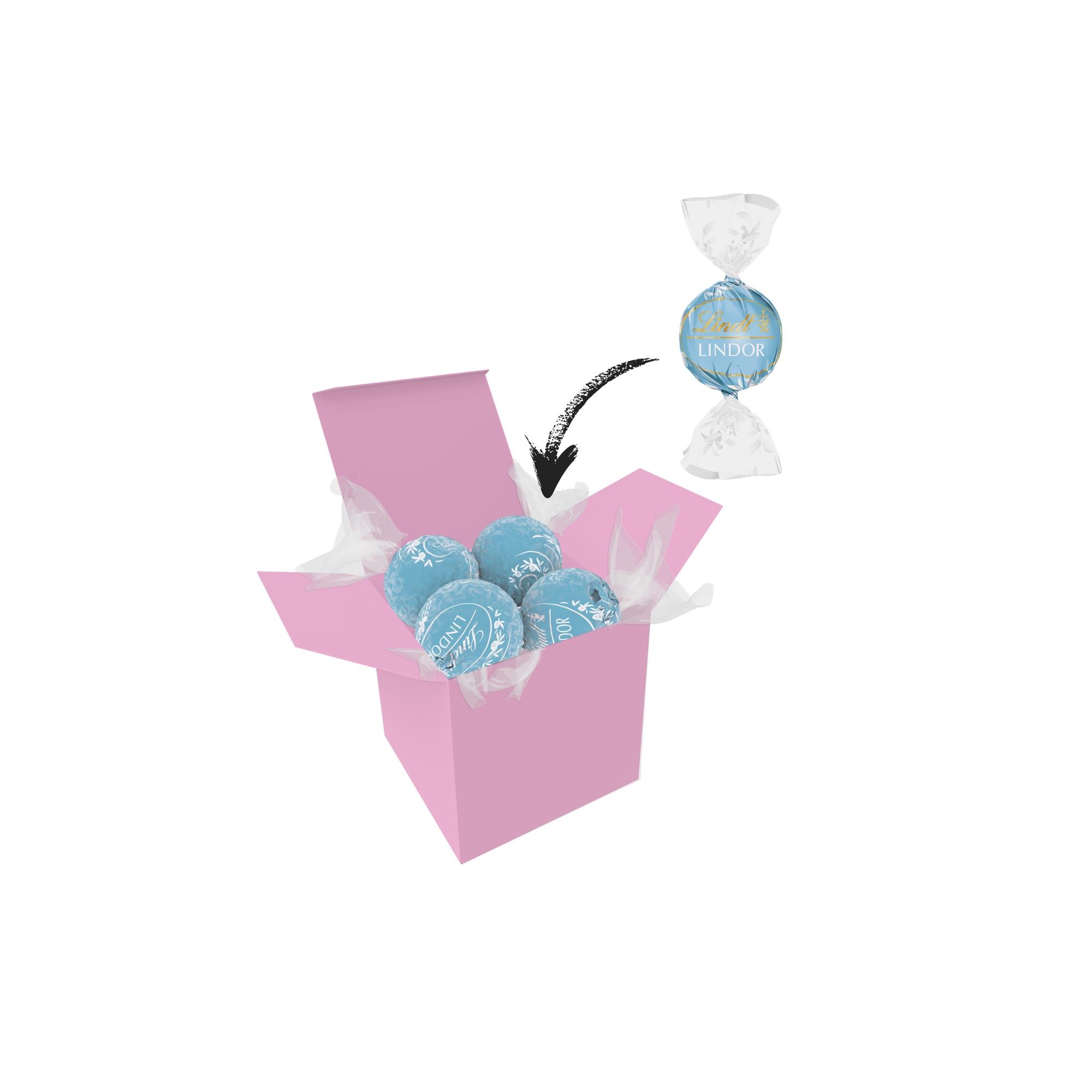 Color Lindor Box - Rosa - Stracciatella
