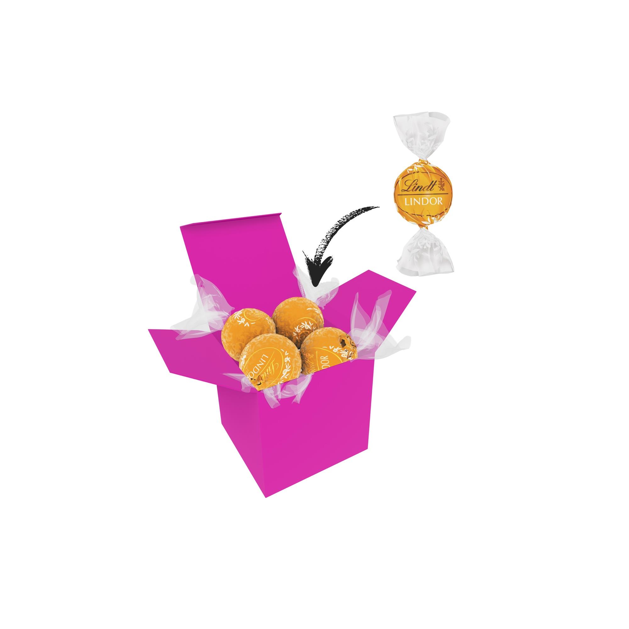 Color Lindor Box - Pink - Karamell
