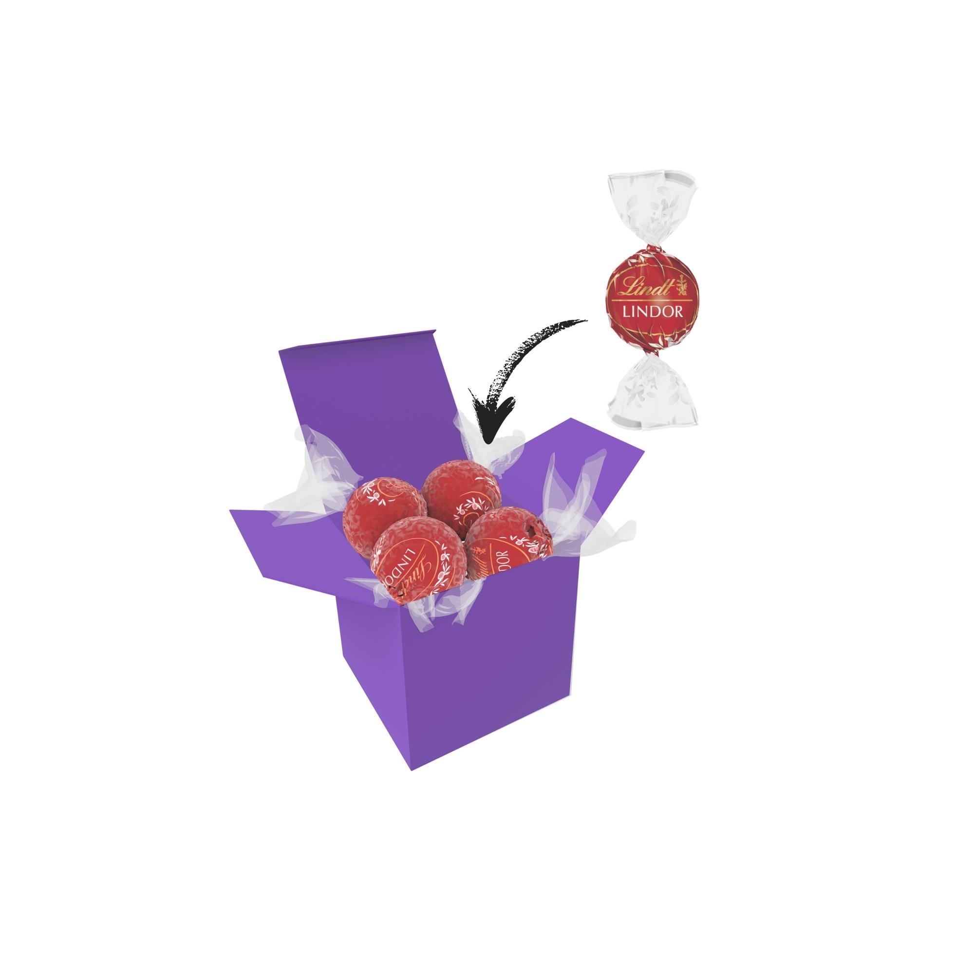 Color Lindor Box - Lila - Vollmilch