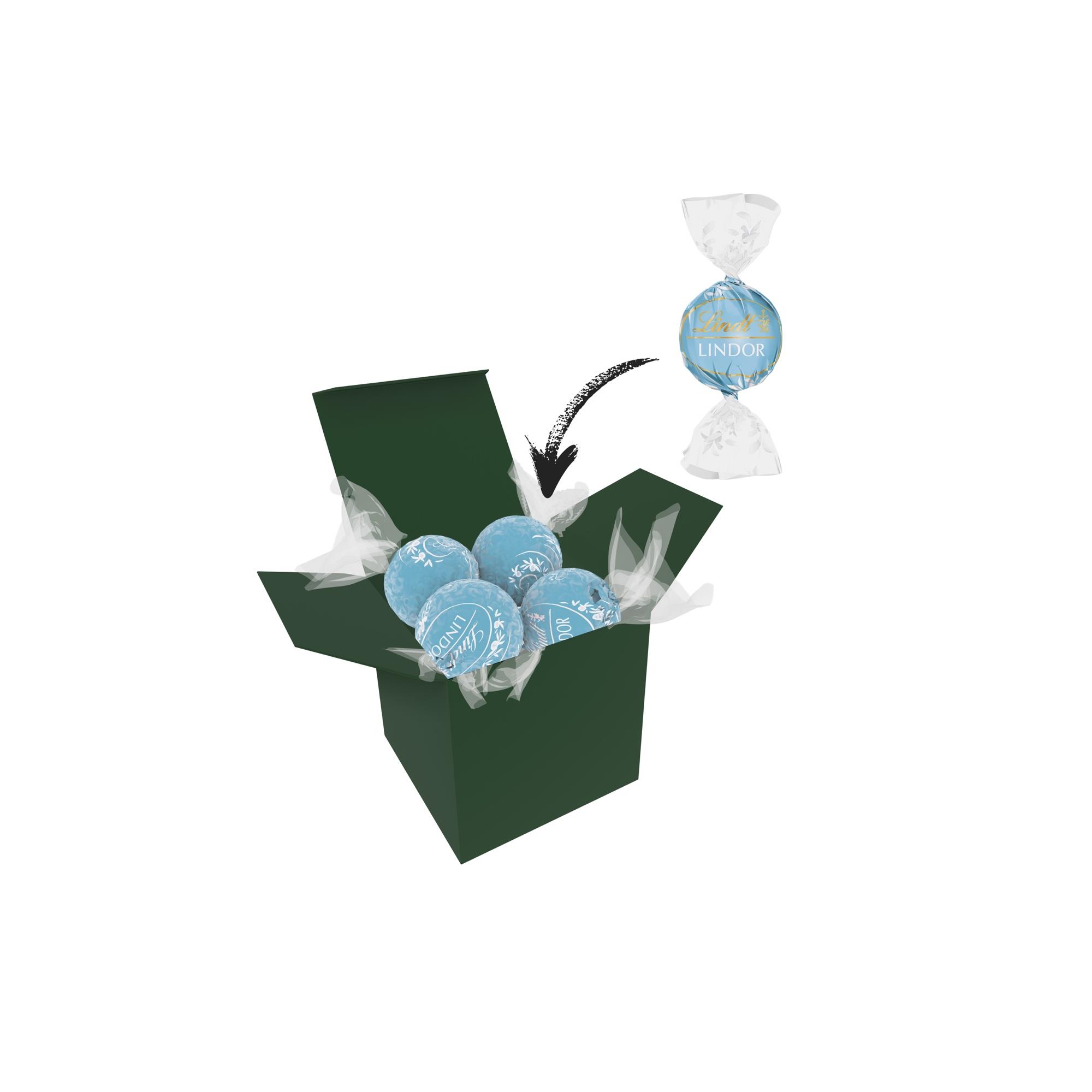 Color Lindor Box - Dunkelgrün - Stracciatella